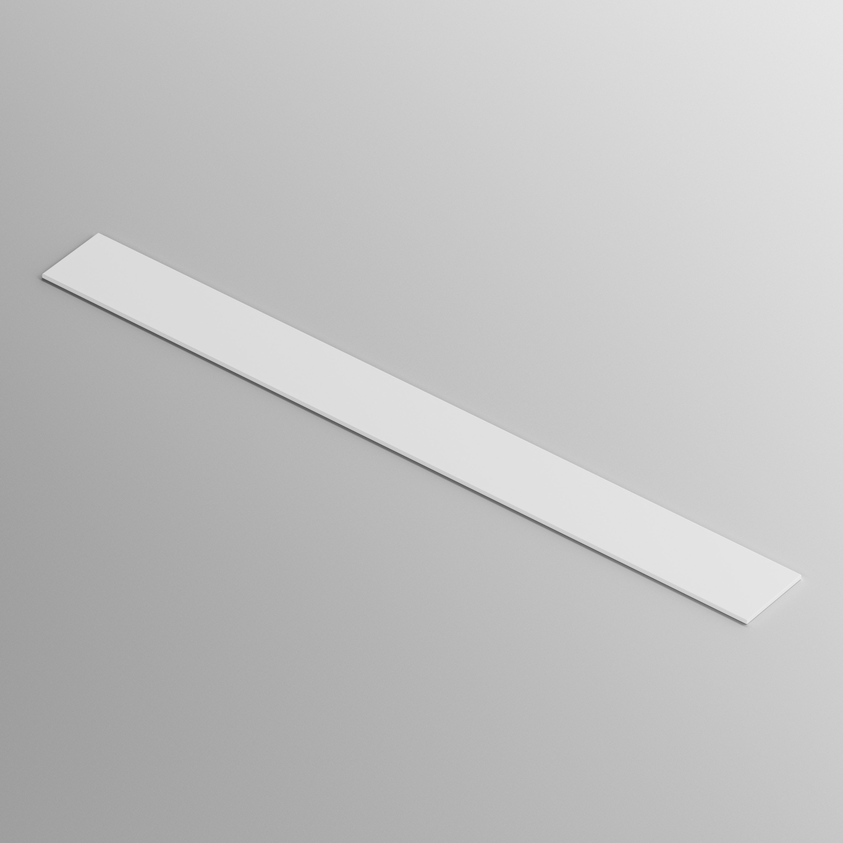 Matte White Stone Upstand 1000mm