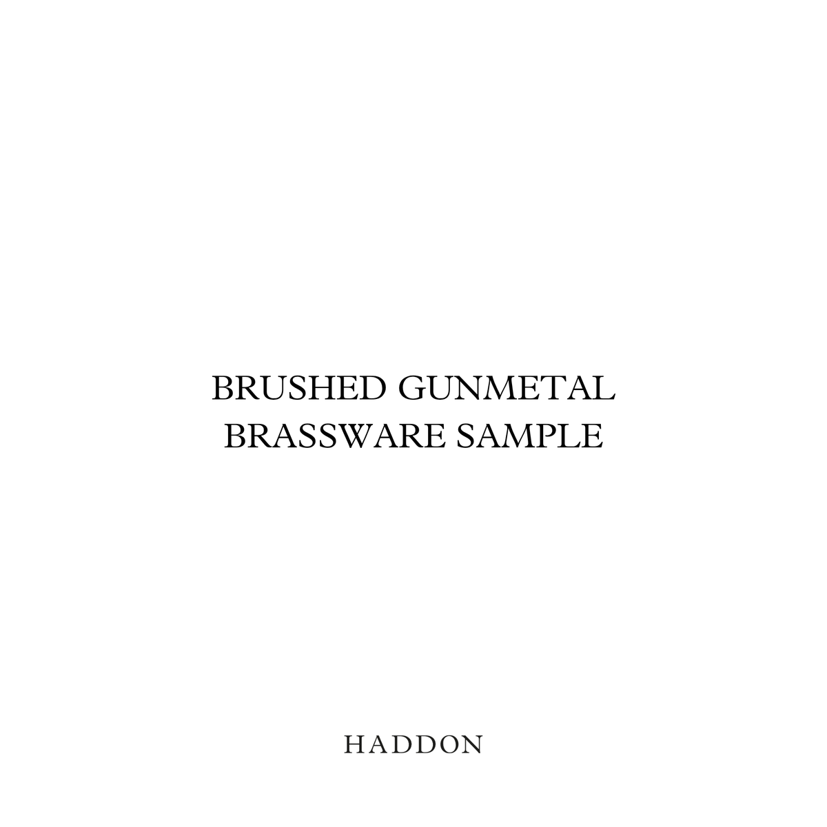 Brushed Gunmetal Colour Sample