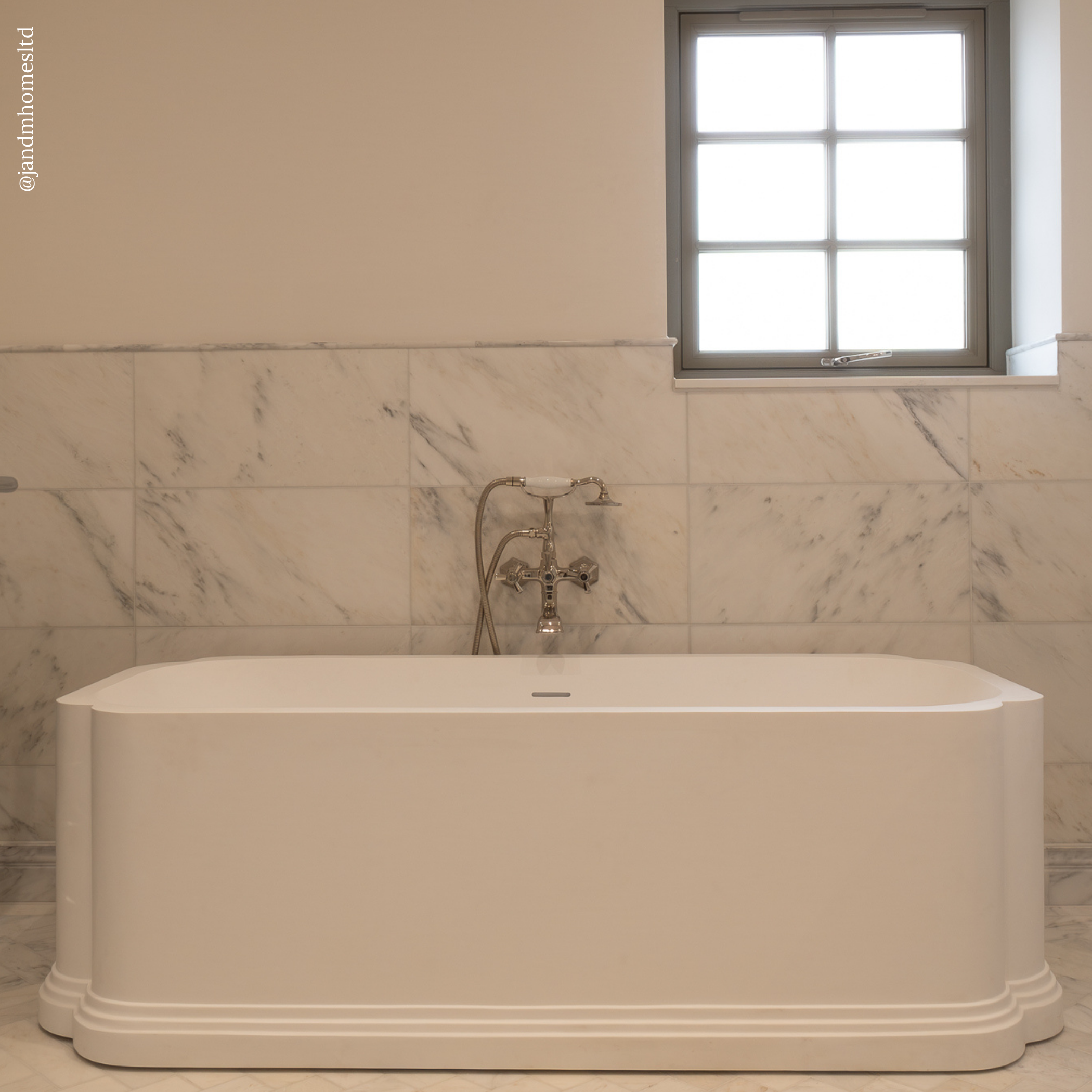Hampton Freestanding Stone Bath 1756mm