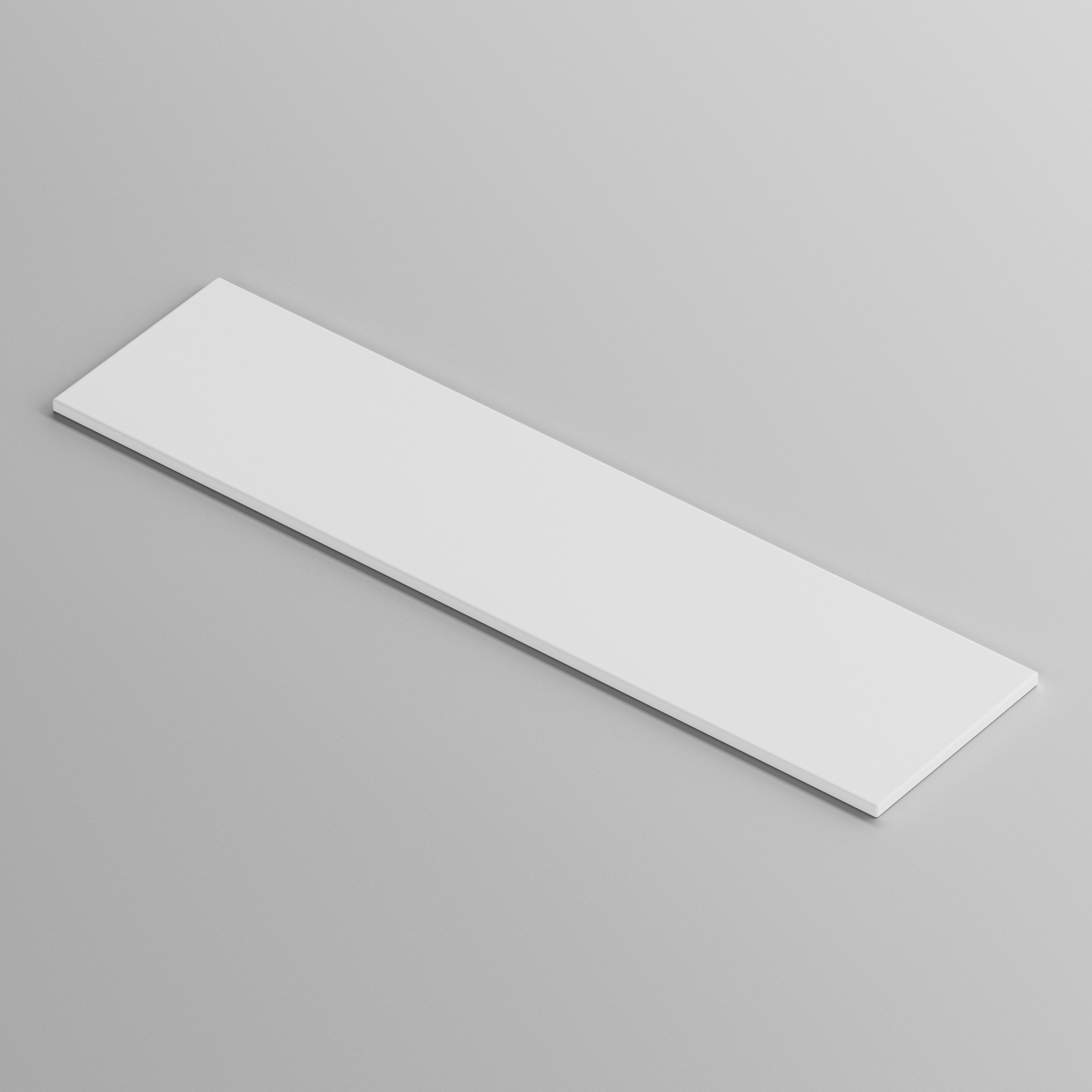 Matte White Stone Upstand 400mm
