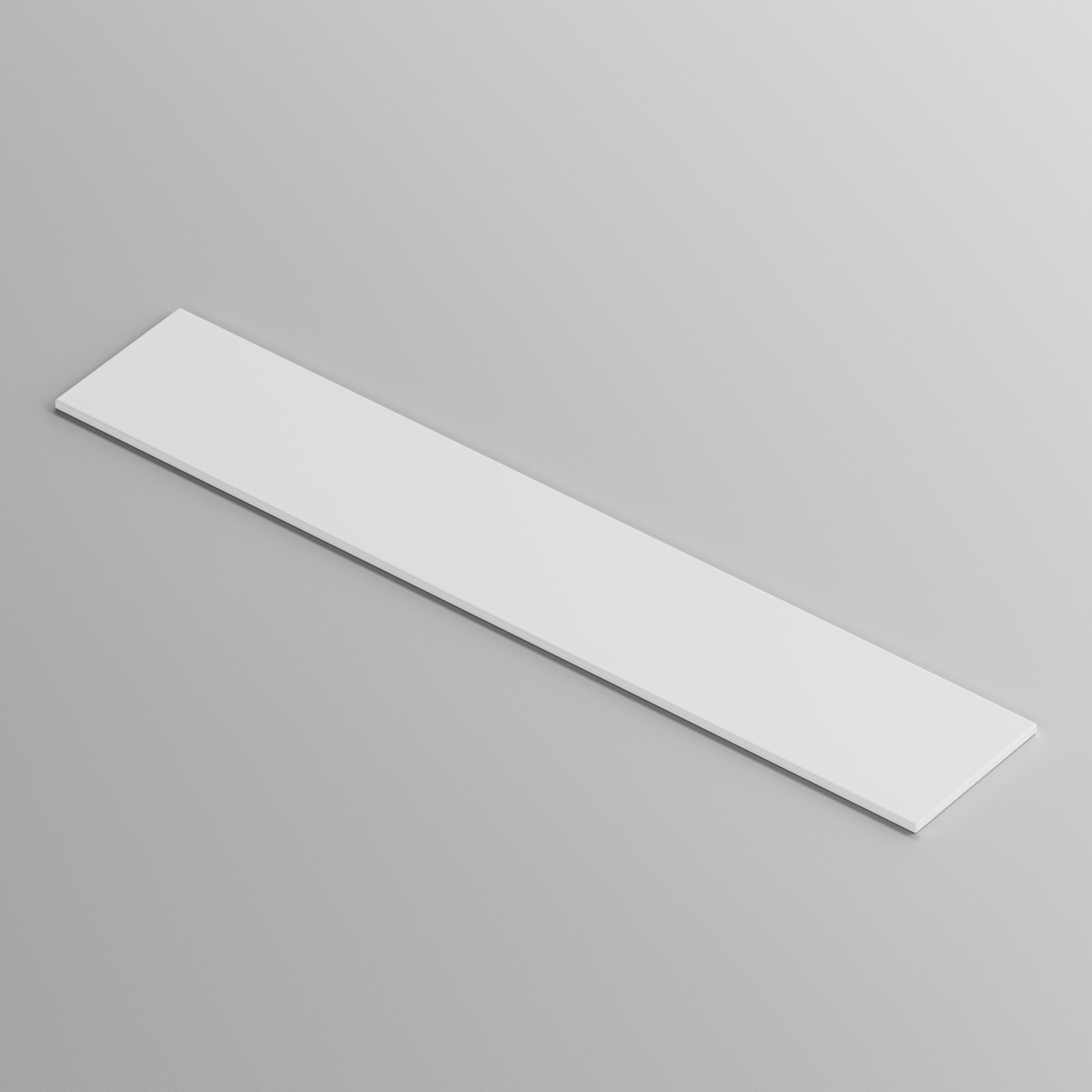 Matte White Stone Resin Upstand 550mm