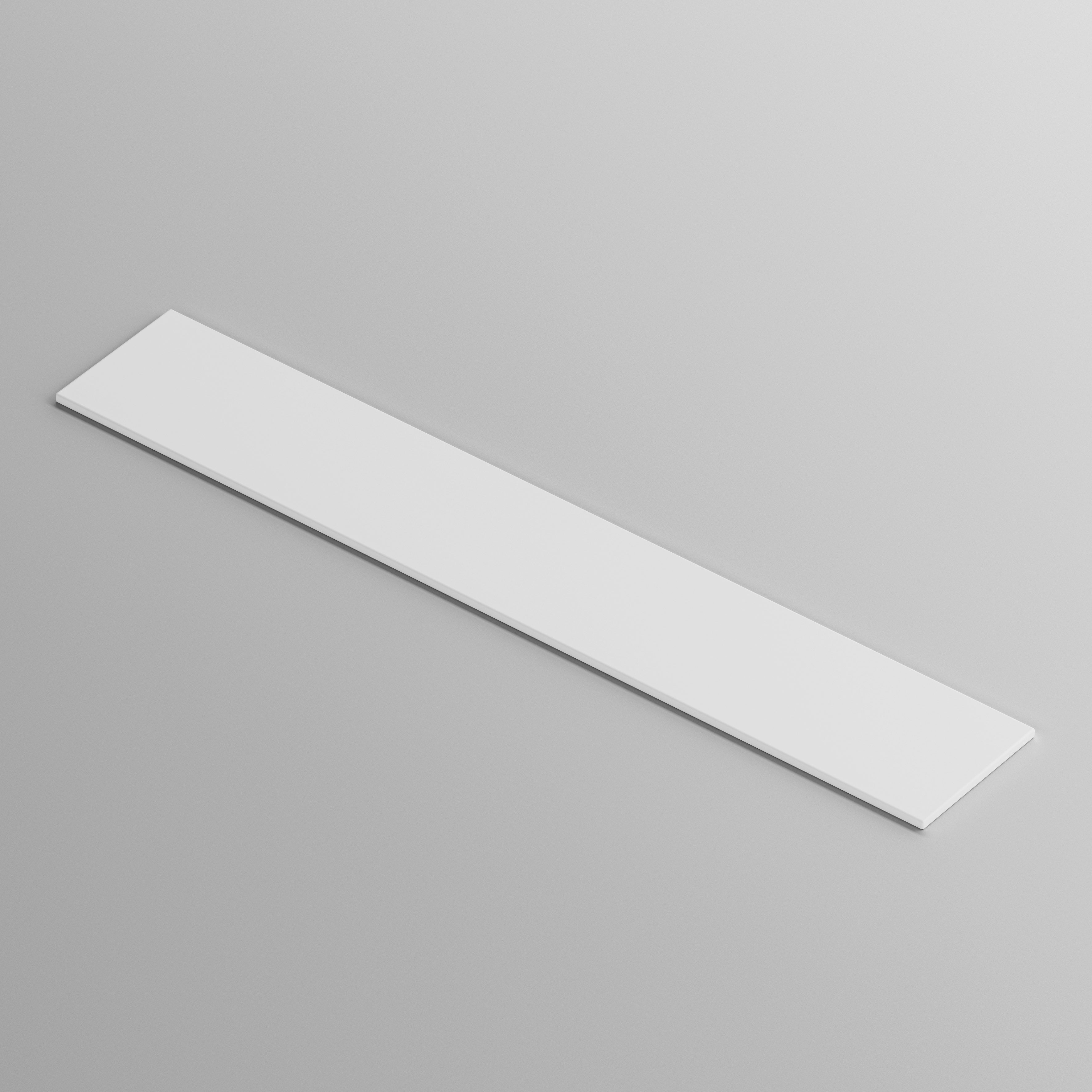 Matte White Stone Upstand 600mm