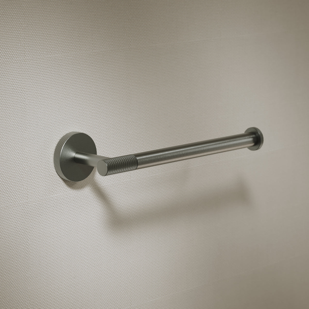 Alder Brushed Gunmetal Toilet Roll Holder