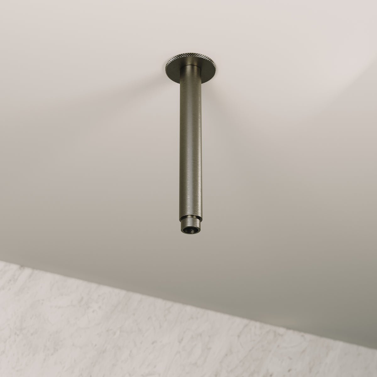 Alder Brushed Gunmetal Ceiling Mount Shower Arm