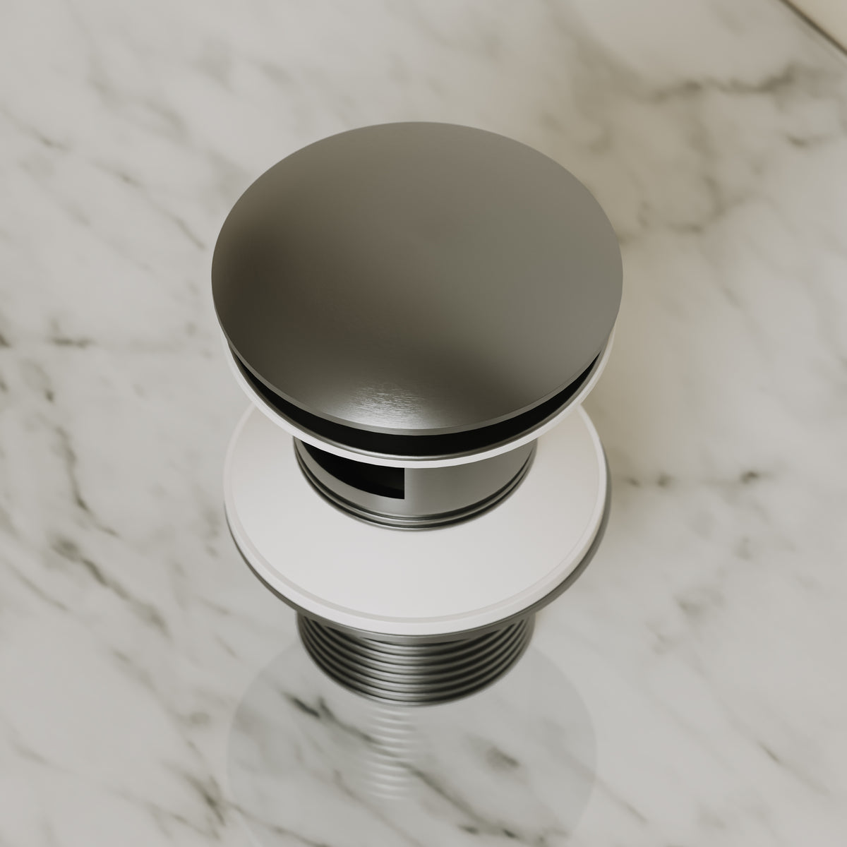 Alder Brushed Gunmetal Slotted Waste