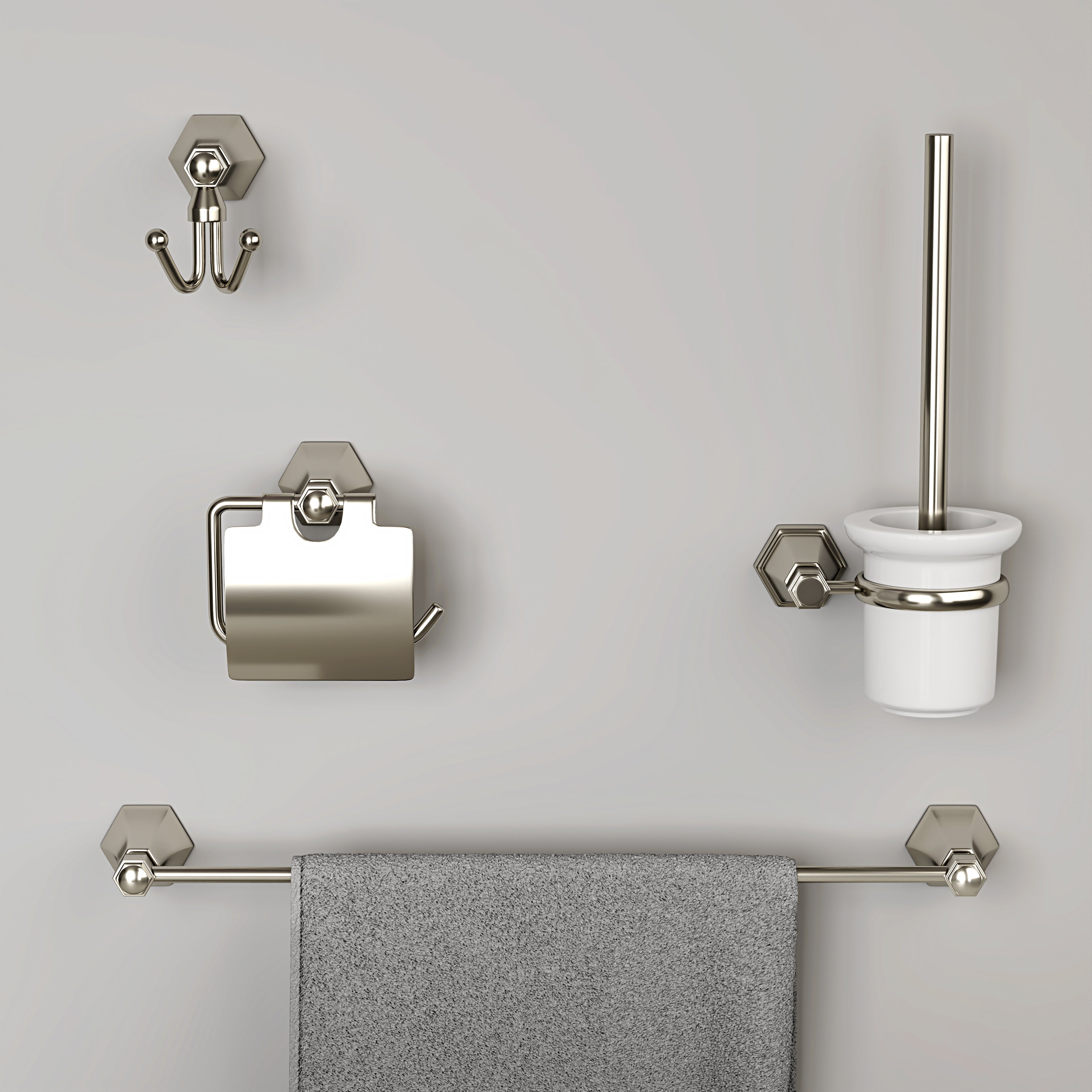 Arlington Polished Nickel Accessory Bundle