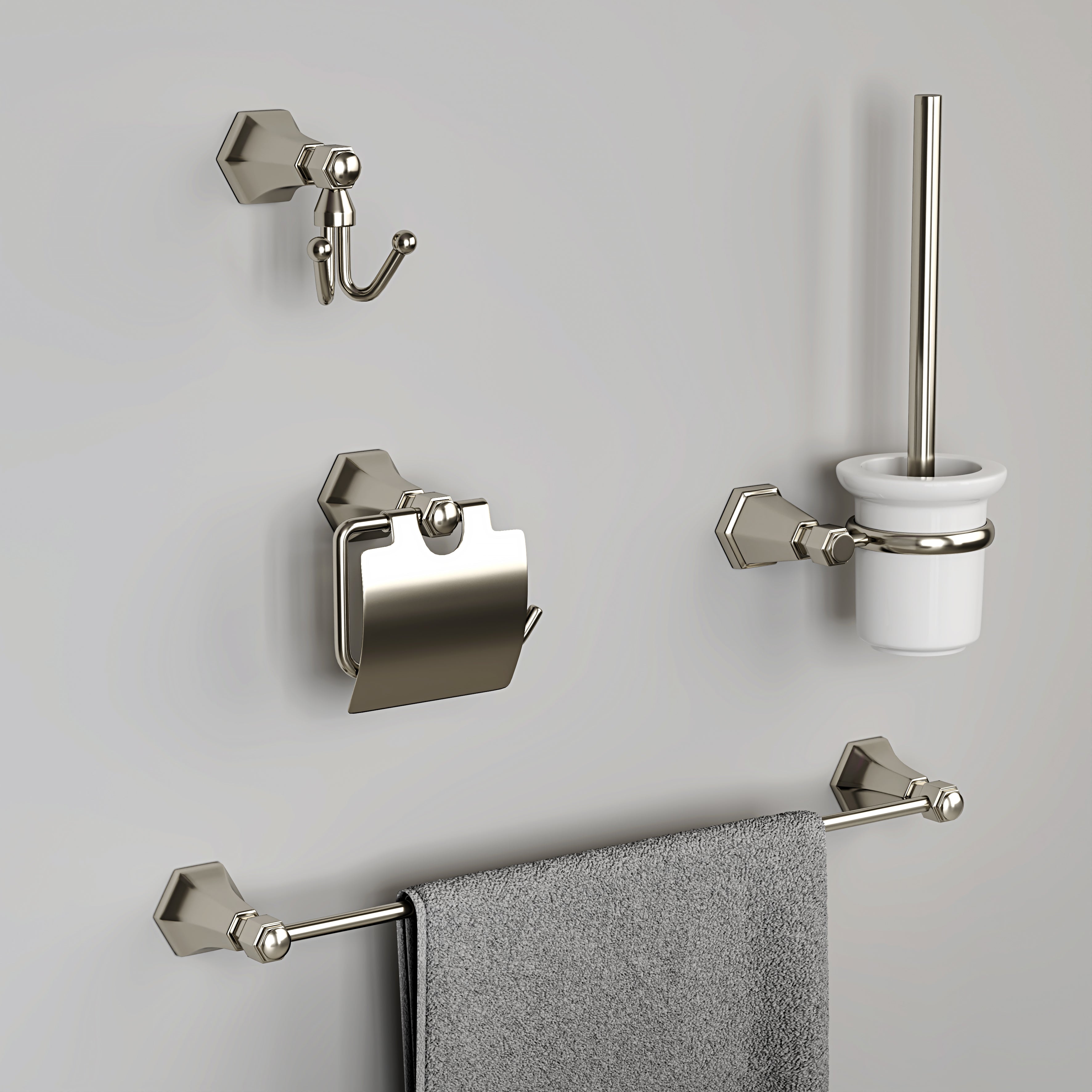 Arlington Polished Nickel Accessory Bundle