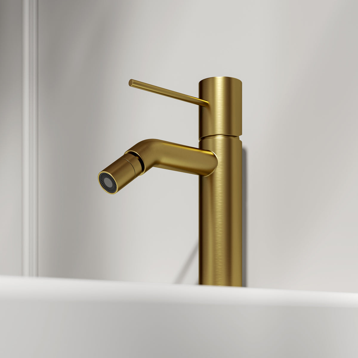 Nuvo Brushed Gold Bidet Tap