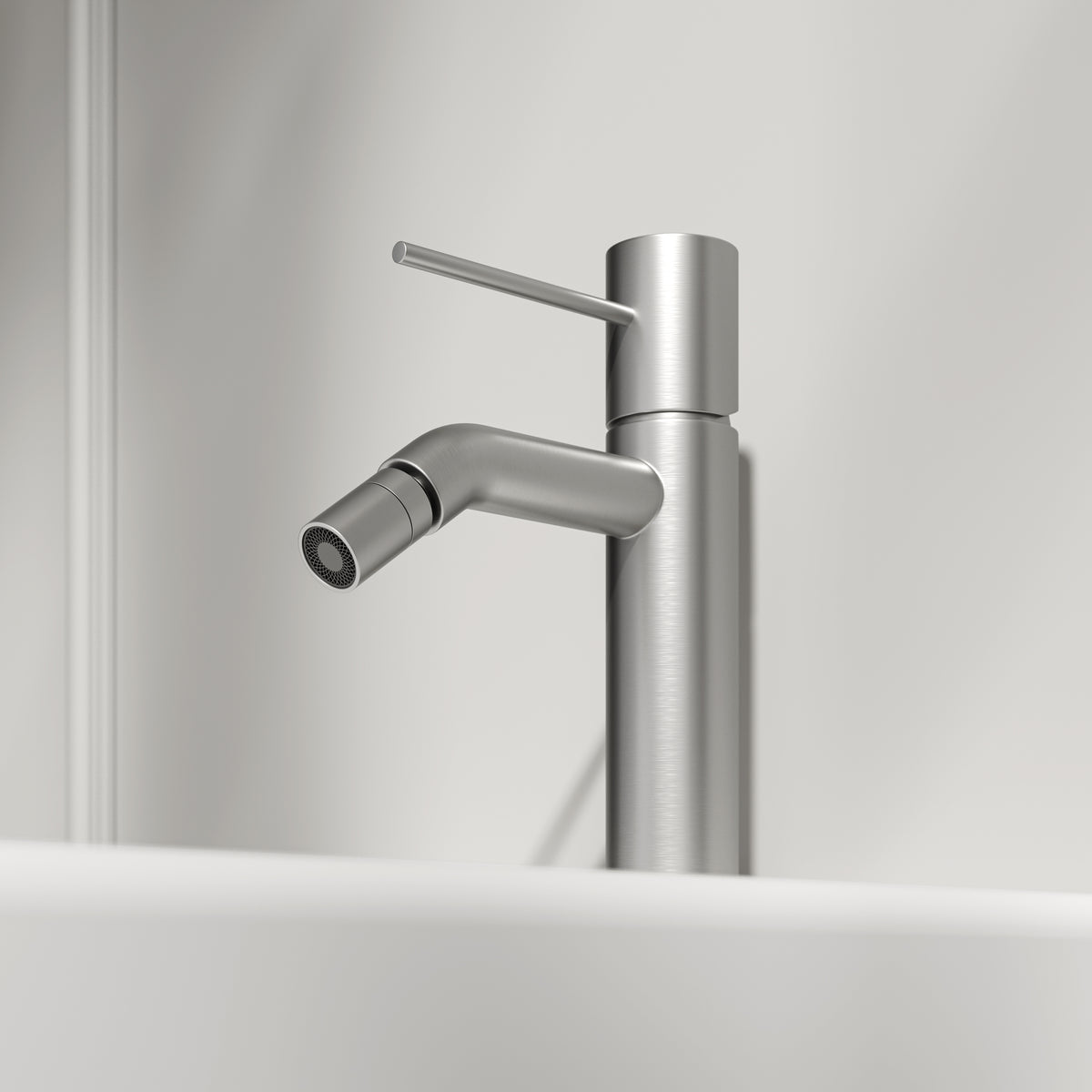 Nuvo Brushed Stainless Bidet Tap