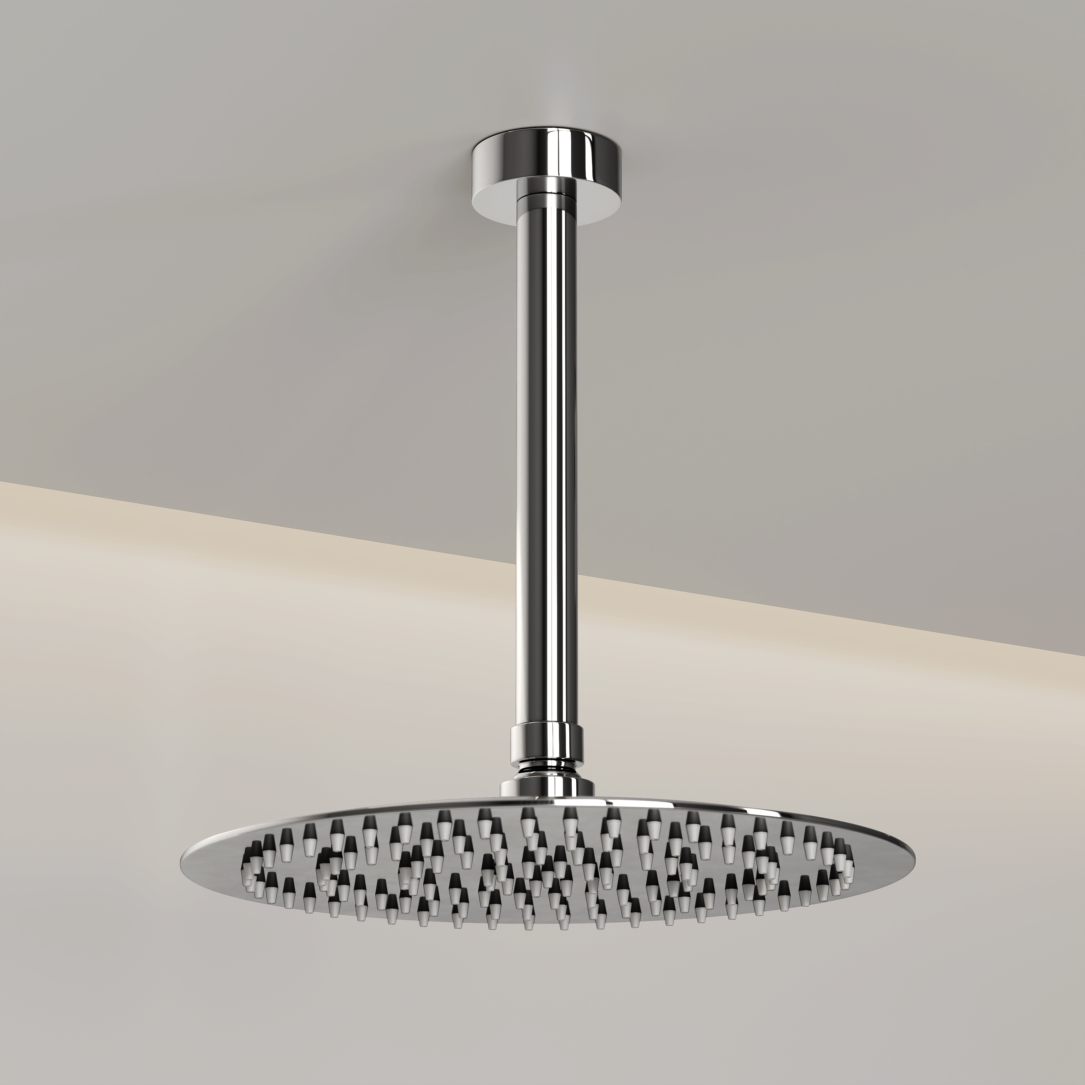 Nuvo Ceiling Mount Shower Arm - Chrome
