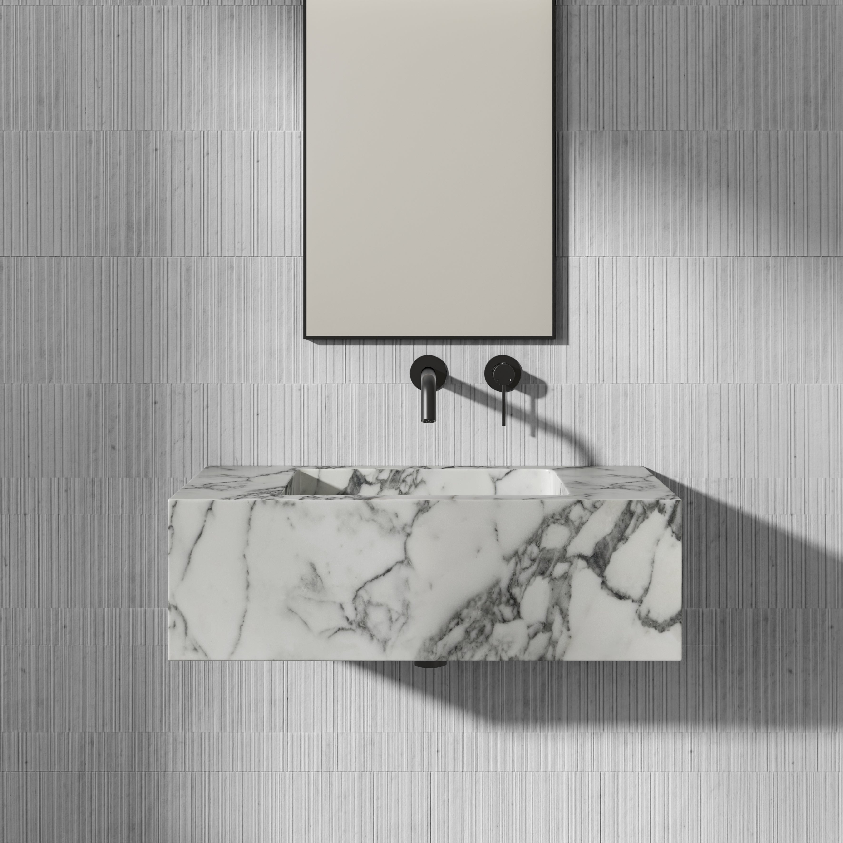 Cinatti Arabescato Marble Wall Hung Basin 700mm