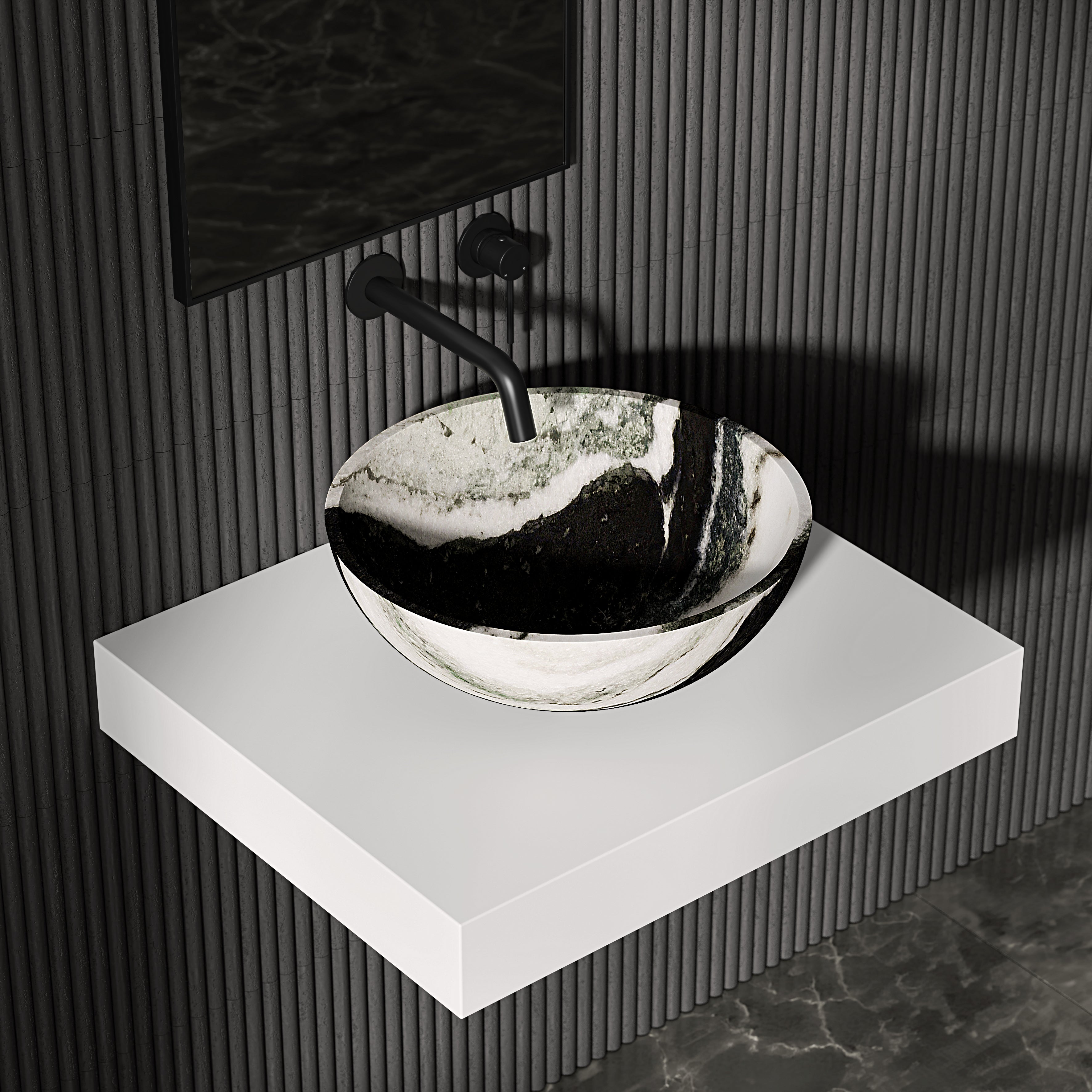 Circo Panda Marble Countertop Basin 400mm