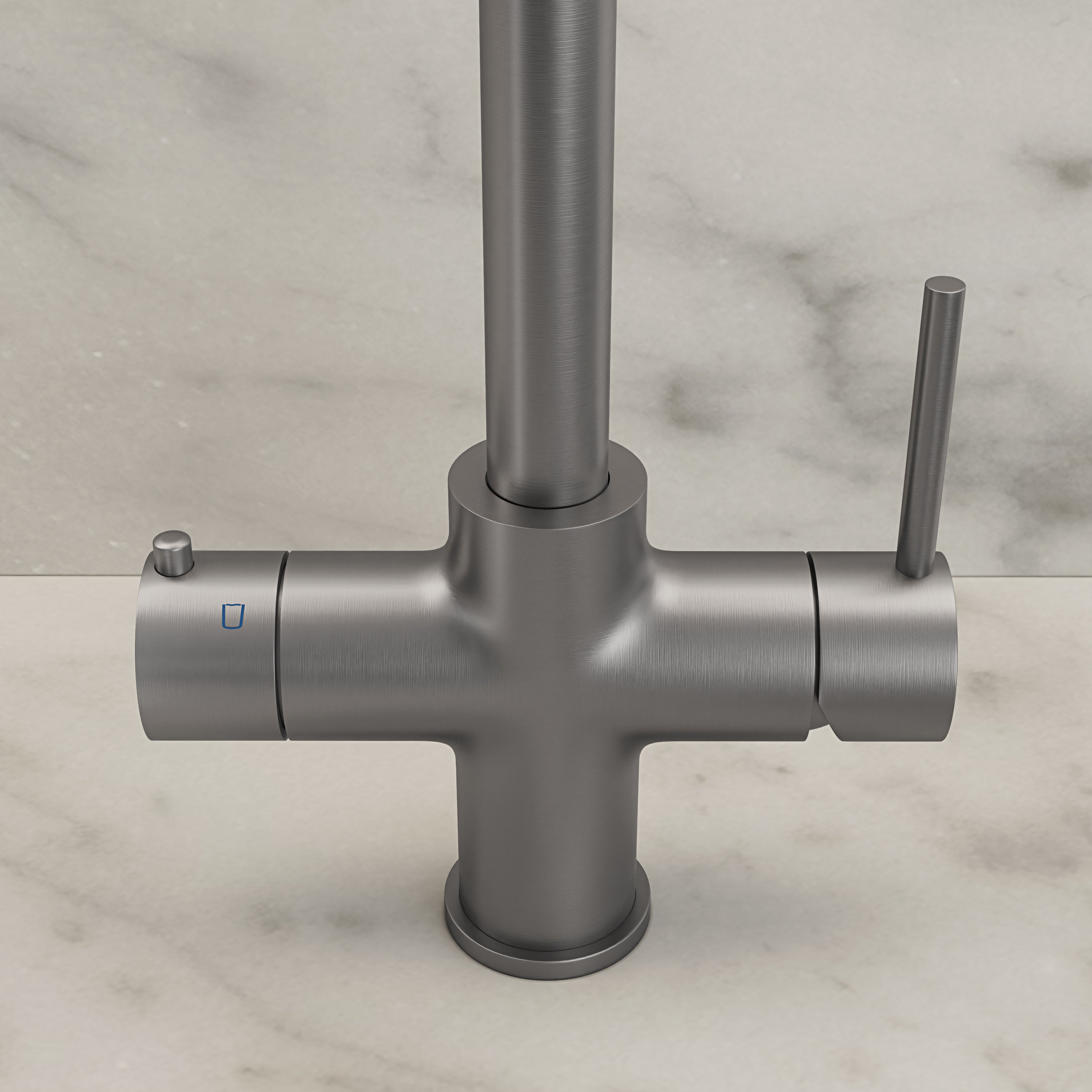 Fulham Brushed Stainless 4 in 1 Boiling Water Kitchen Tap