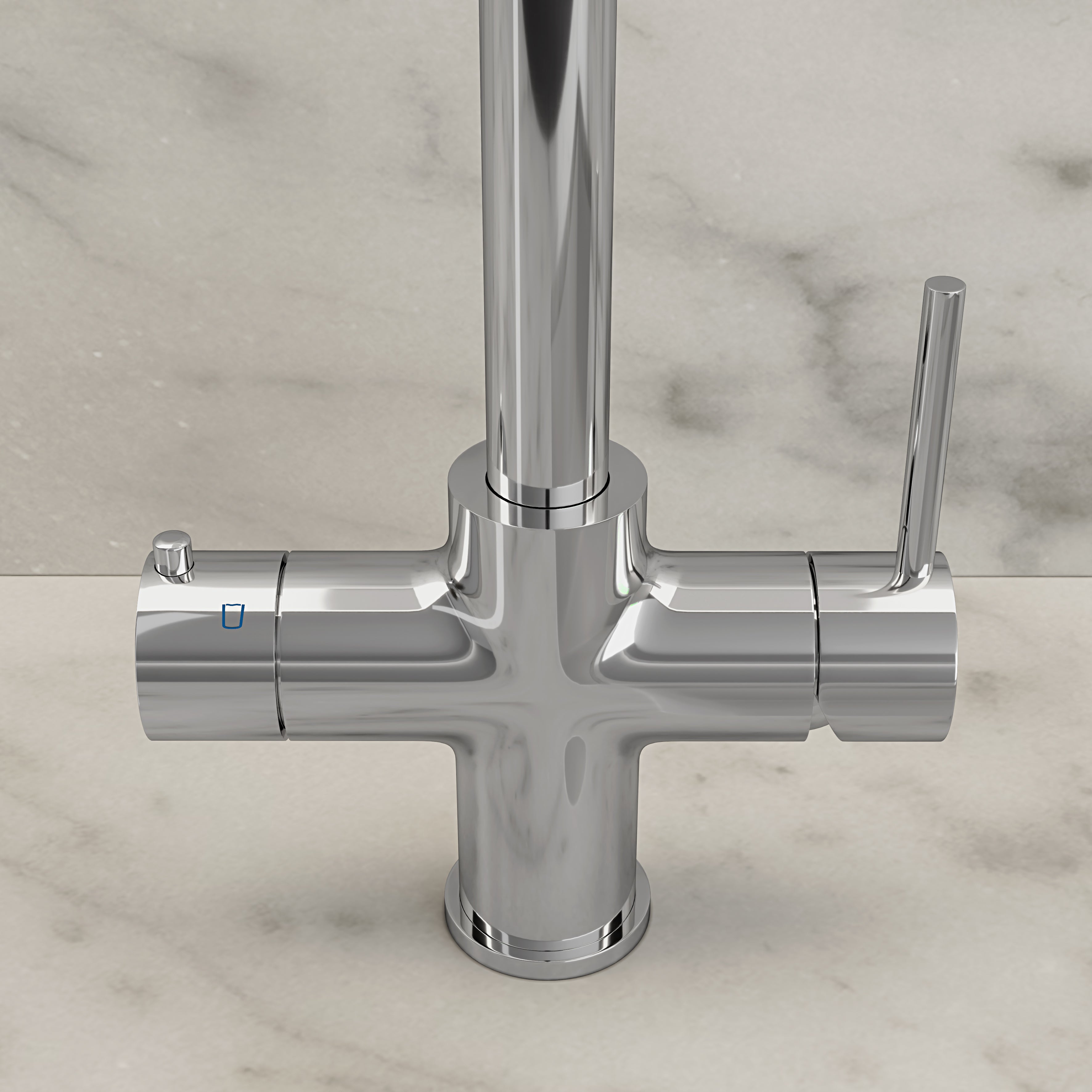 Fulham Chrome 4 in 1 Boiling Water Kitchen Tap