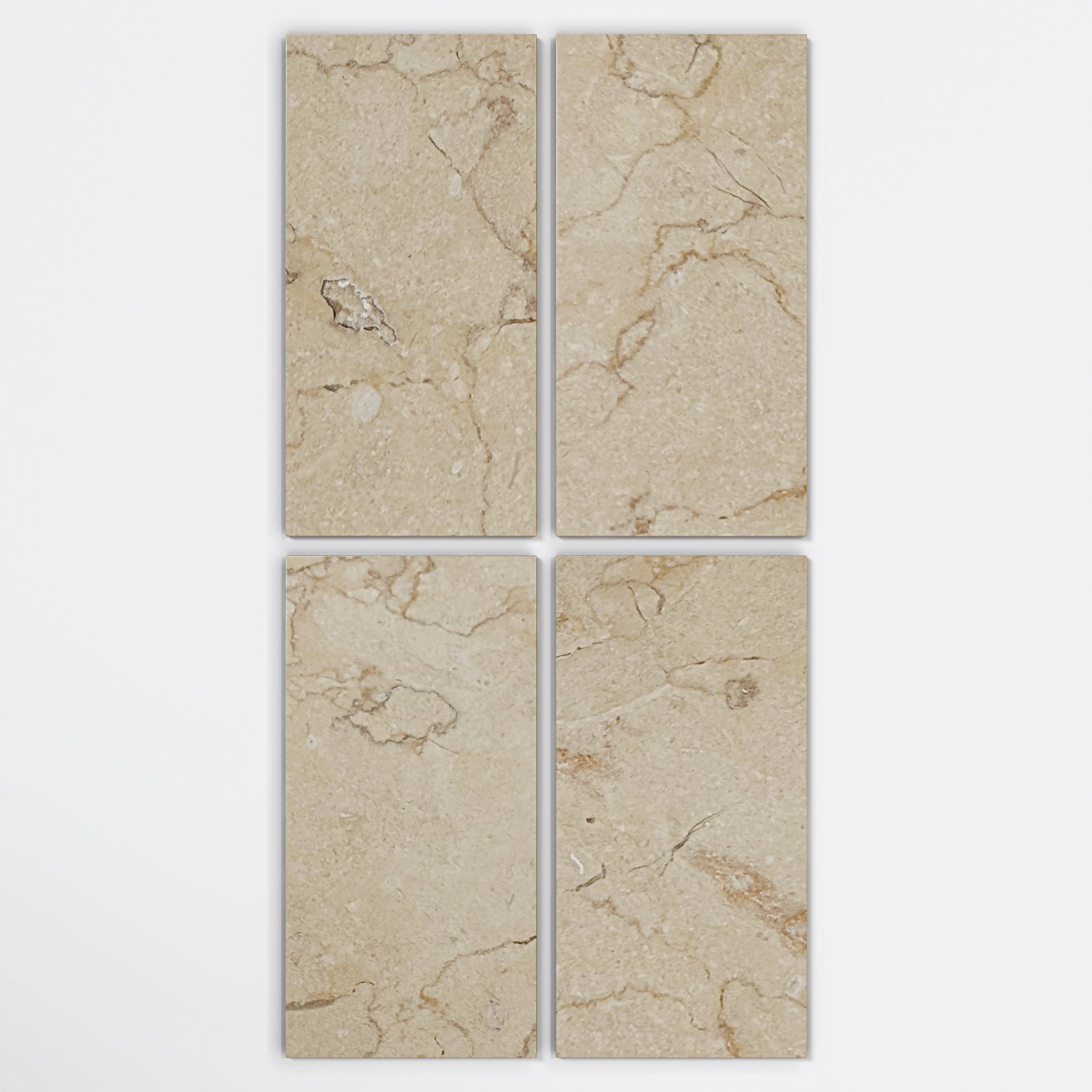 Clara Crema Marfil Marble Wall Hung Basin 600mm