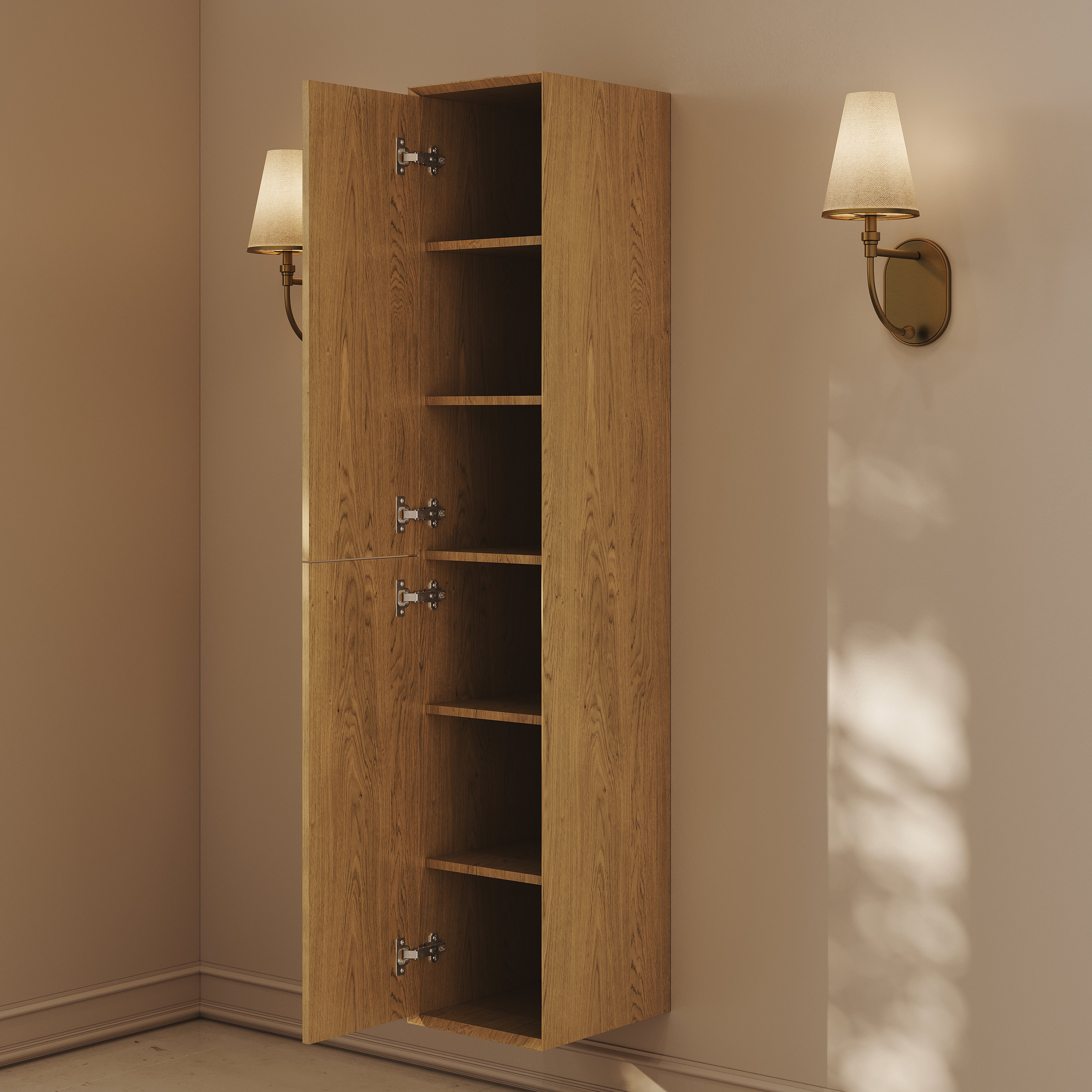 Kingham Bathroom Storage Cabinet (Cedar 350mm)