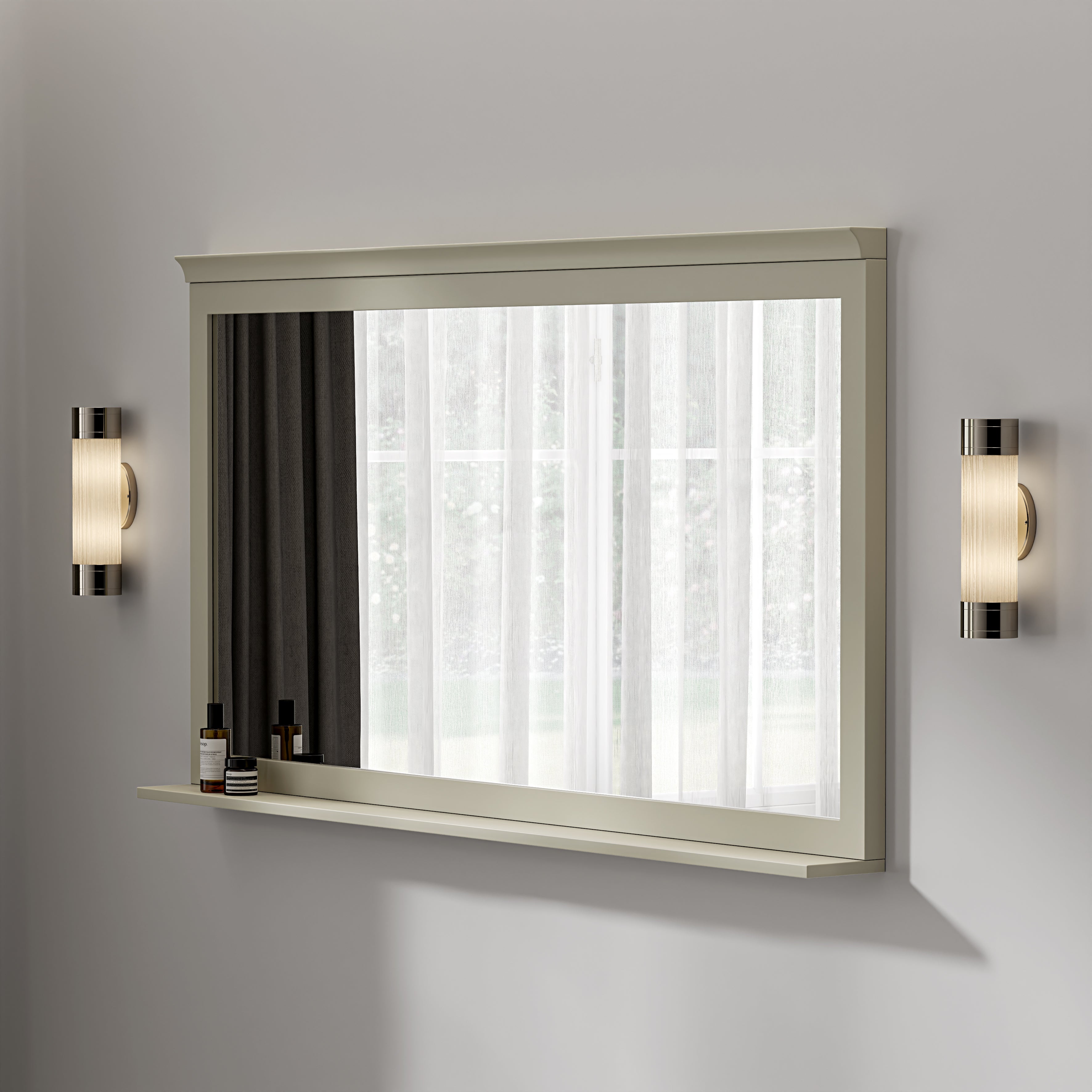 Belgravia Matte Olive Mirror 1400mm