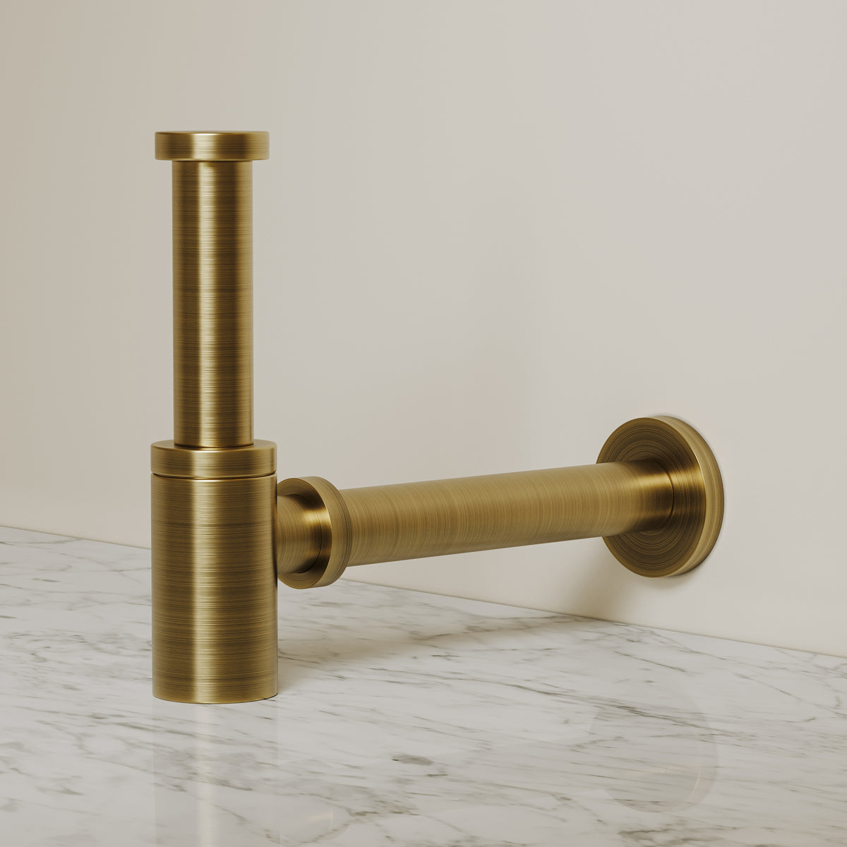 Pembury Brushed Bronze Bottle Trap