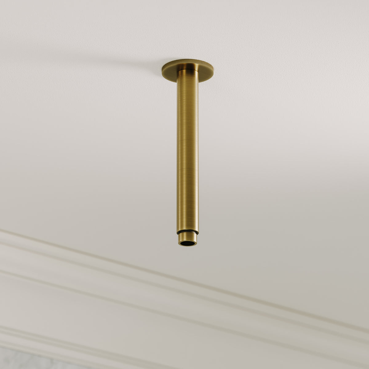 Pembury Brushed Bronze Ceiling Mount Shower Arm