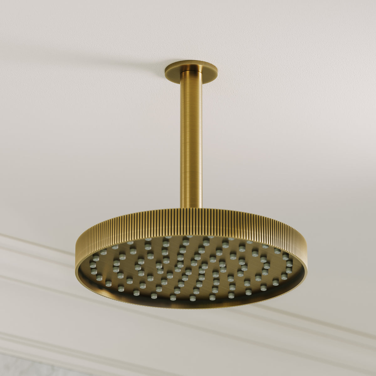 Pembury Brushed Bronze Ceiling Mount Shower Arm