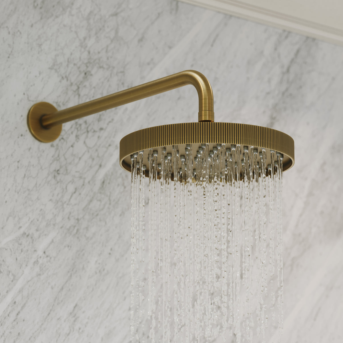 Pembury Brushed Bronze Thermostatic Shower With Handheld Shower