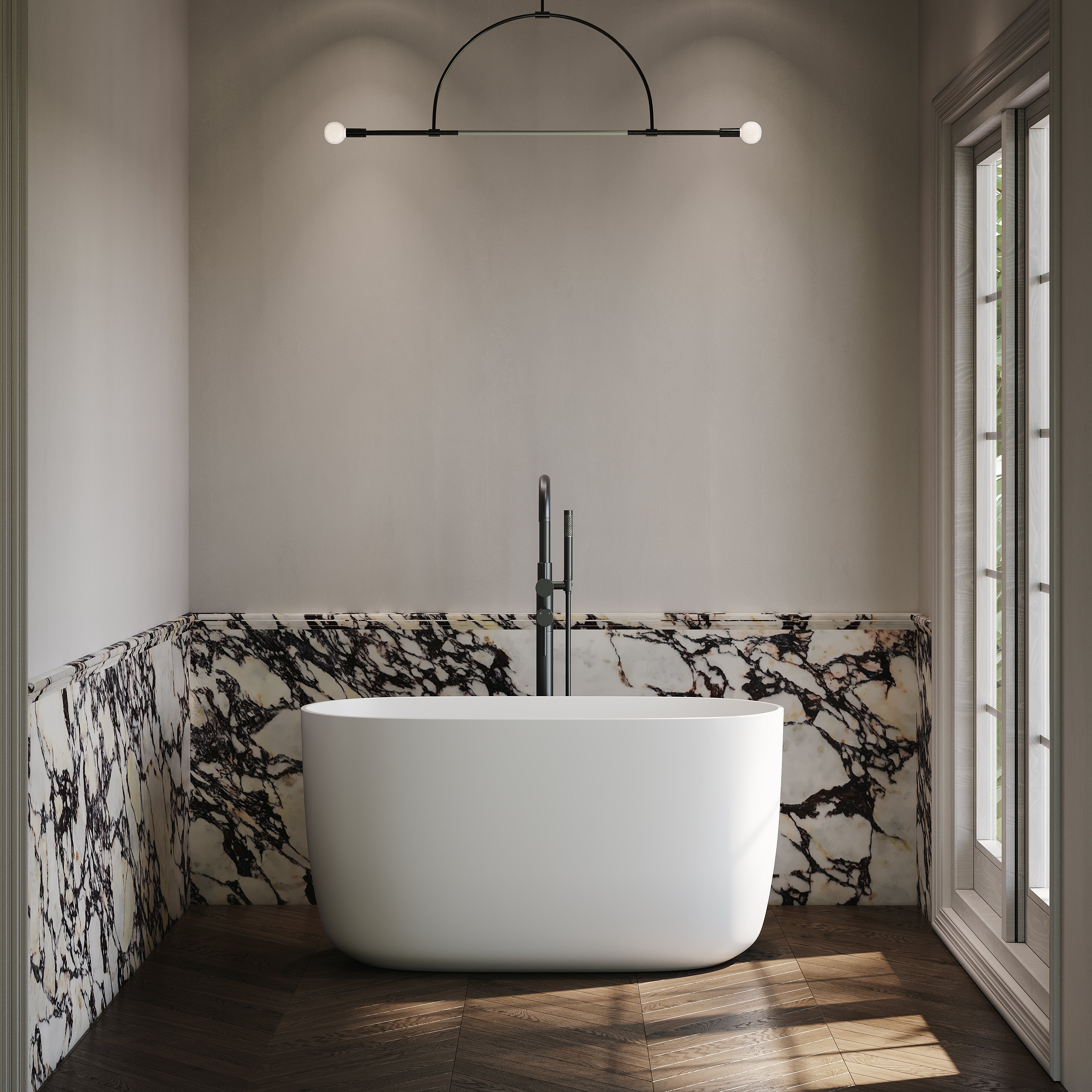 Theo Freestanding Japanese Soaking Bath 1200mm