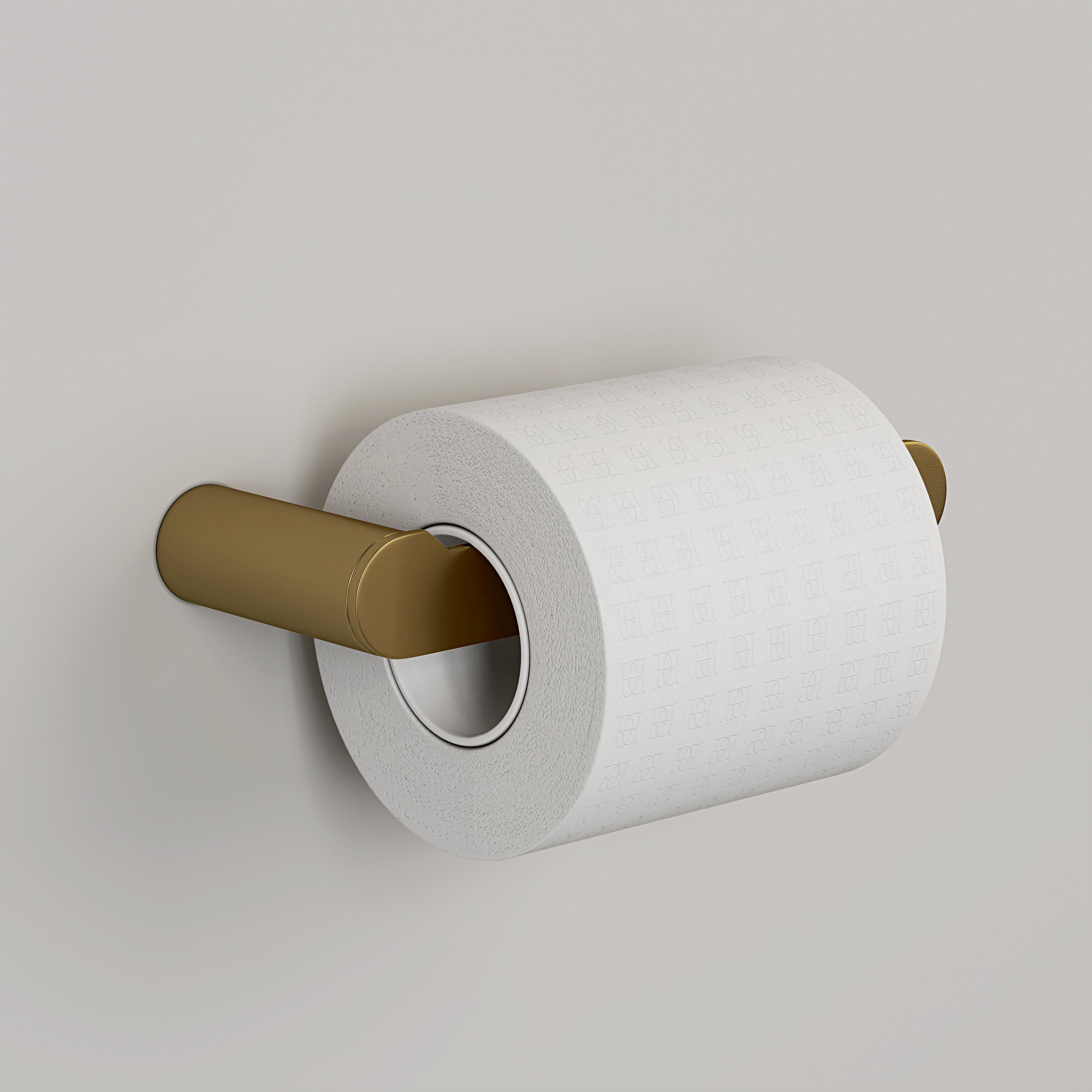 Nuvo Brushed Gold Toilet Roll Holder
