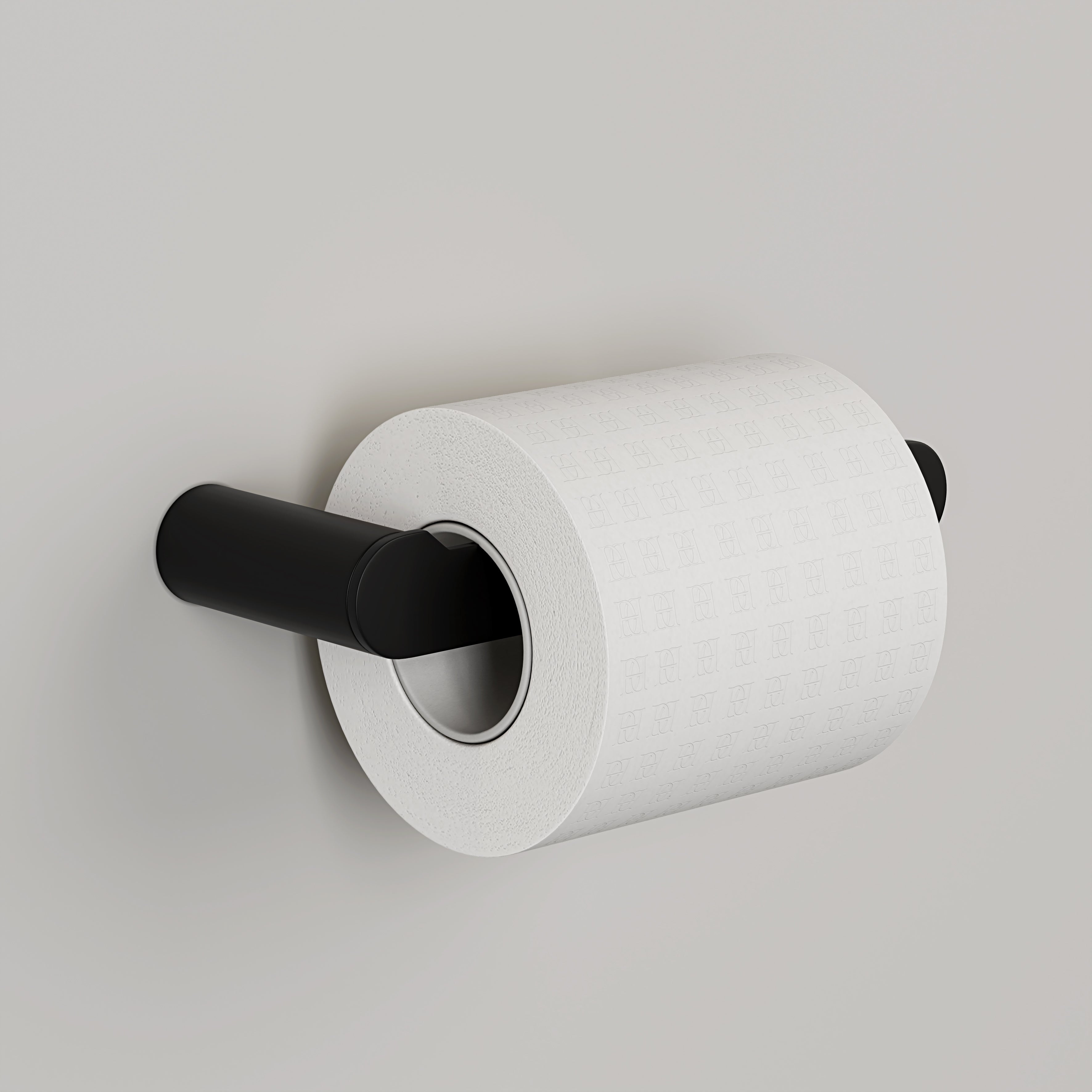 Nuvo Matte Black Toilet Roll Holder