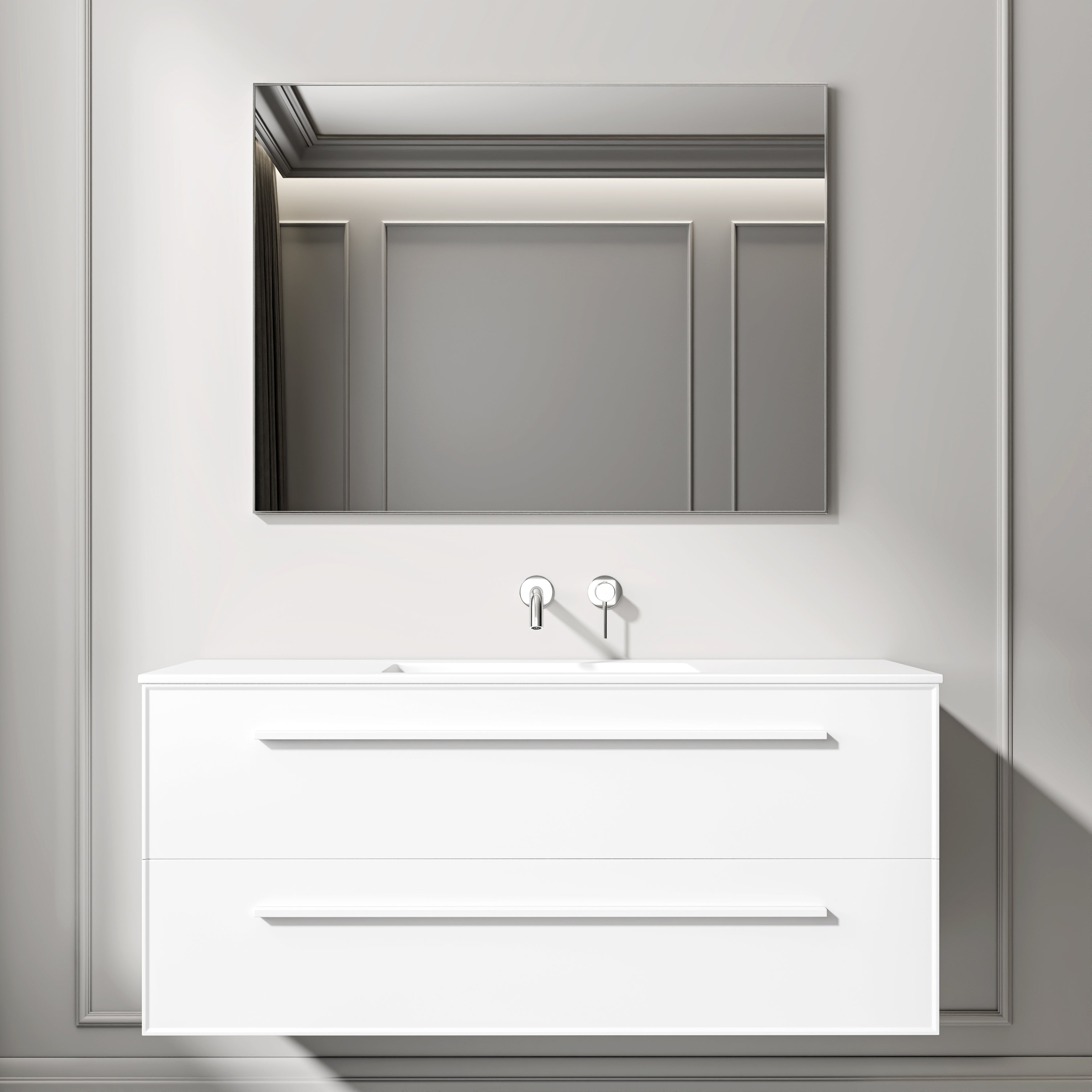 Nuvo Chrome Mirror 1000mm