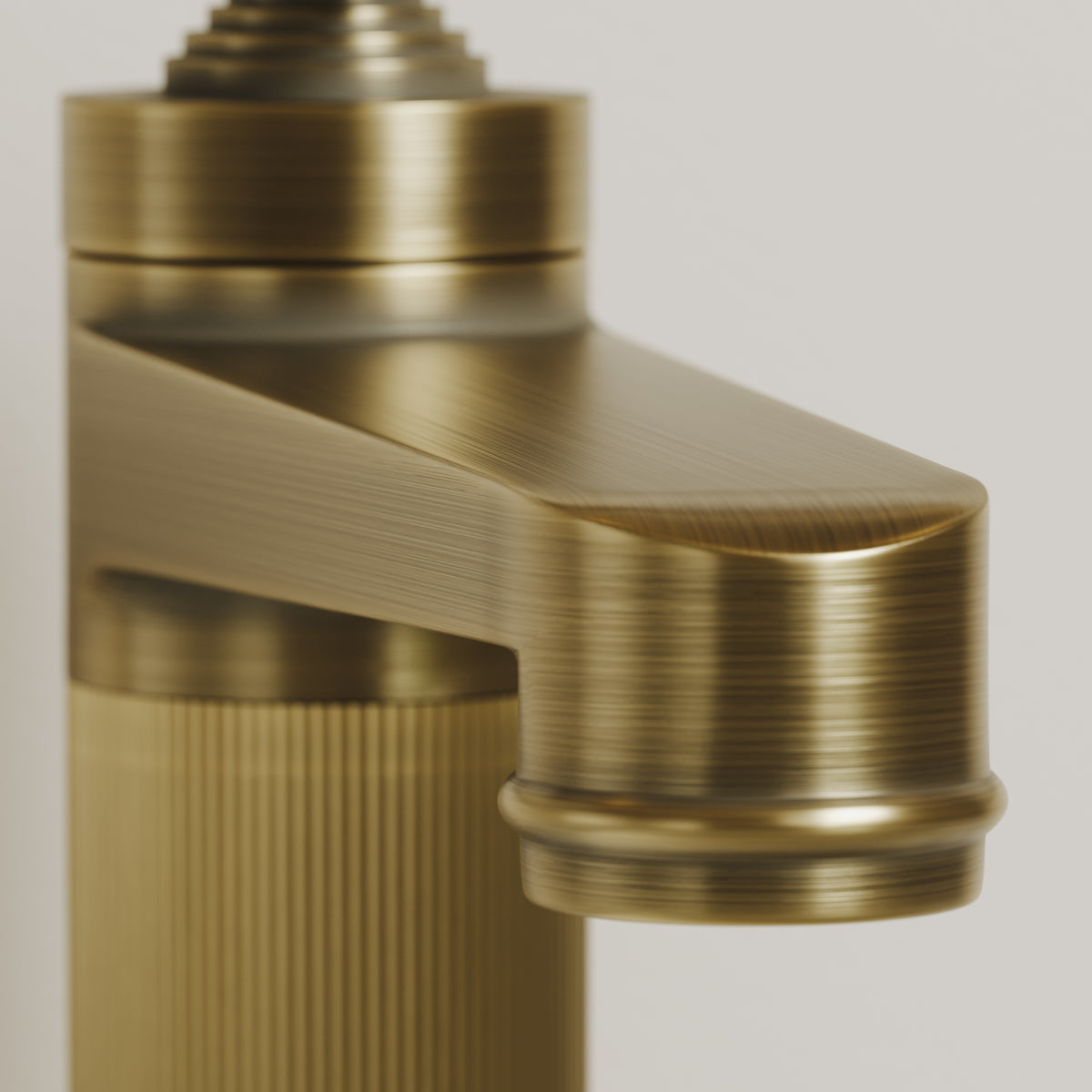 Pembury Brushed Bronze Monobloc Basin Mixer Tap