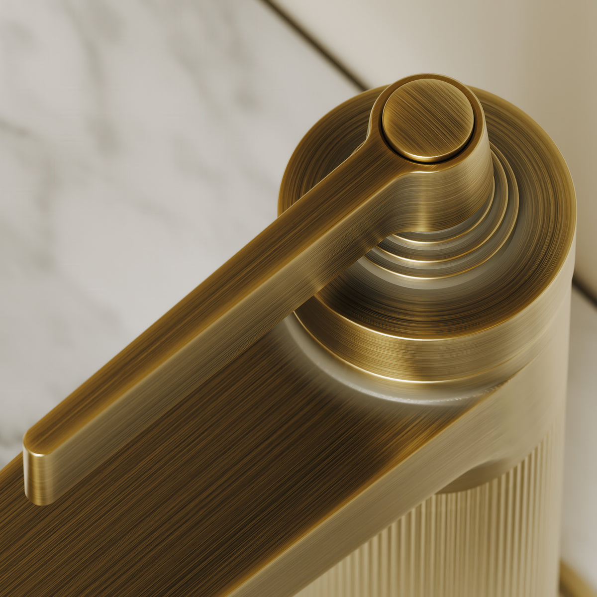 Pembury Brushed Bronze Monobloc Basin Mixer Tap