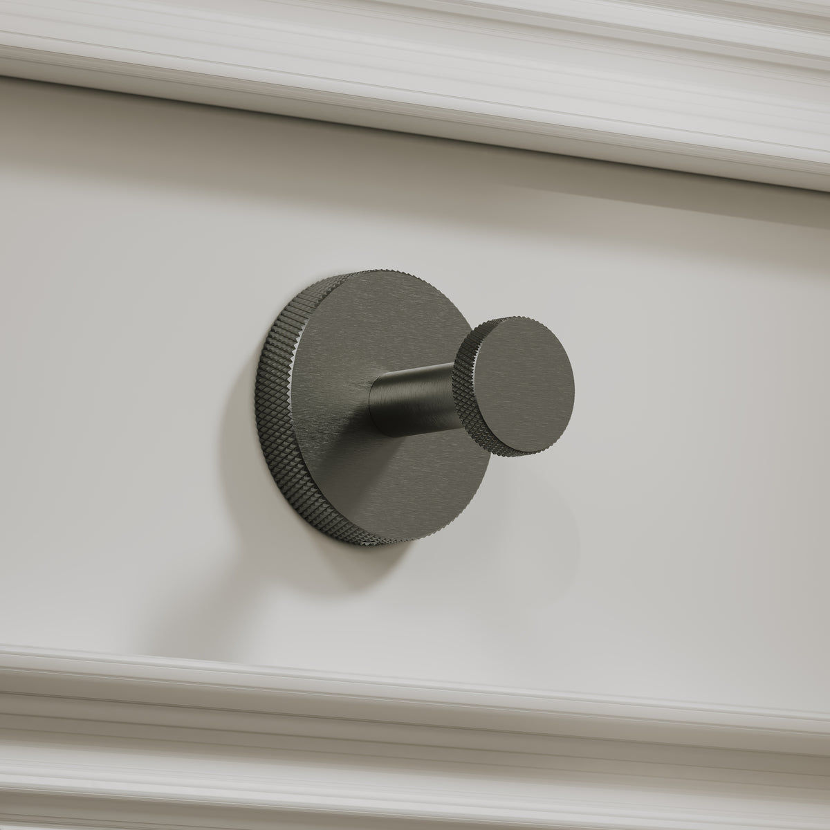 Alder Brushed Gunmetal Robe Hook
