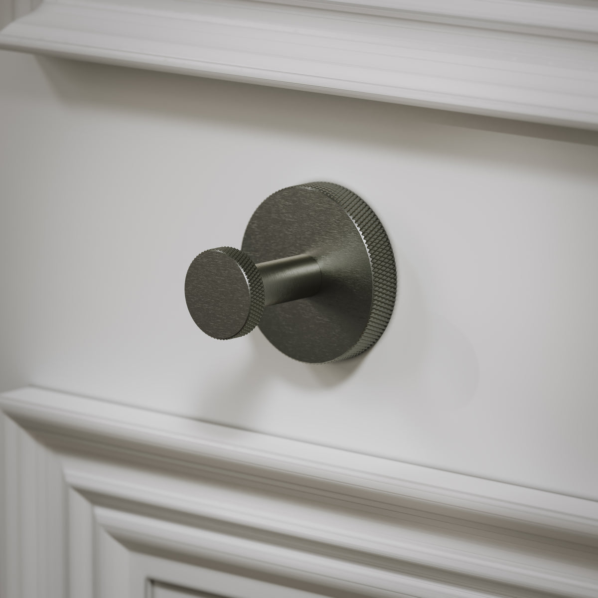 Alder Brushed Gunmetal Robe Hook