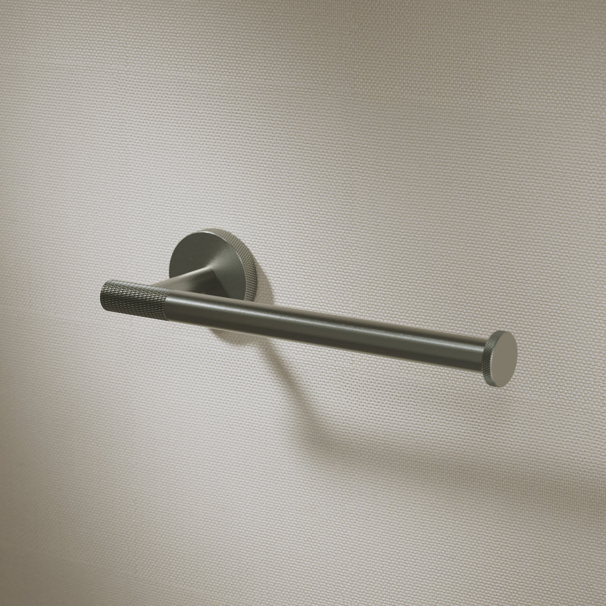 Alder Brushed Gunmetal Toilet Roll Holder