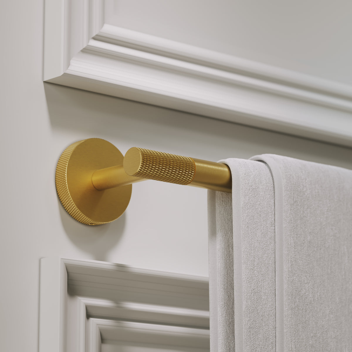Alder Brushed Gold Towel Bar 300mm