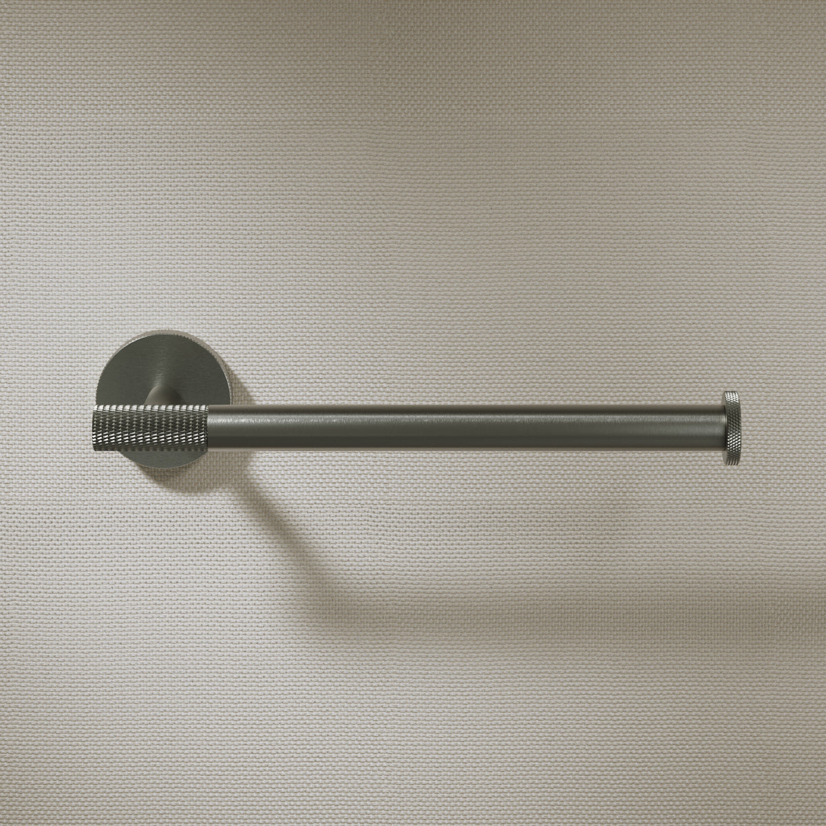 Alder Brushed Gunmetal Toilet Roll Holder