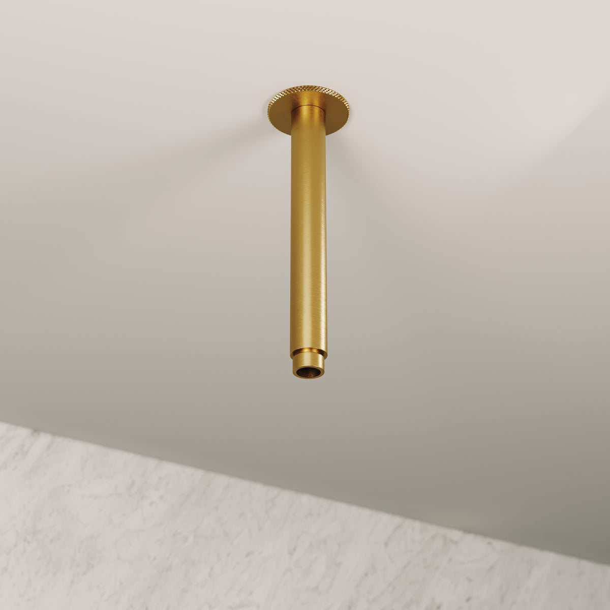 Alder Brushed Gold Ceiling Mount Shower Arm