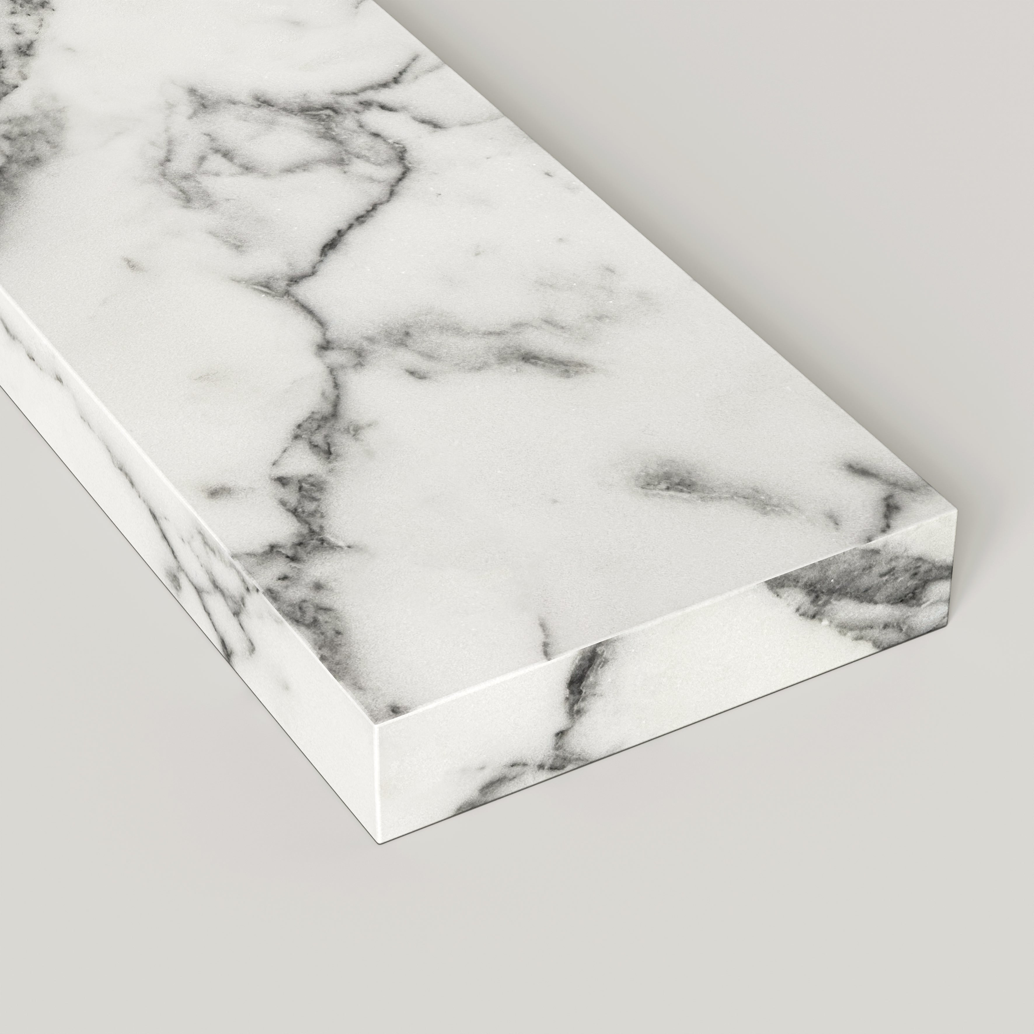 Arabescato Marble Upstand 600mm