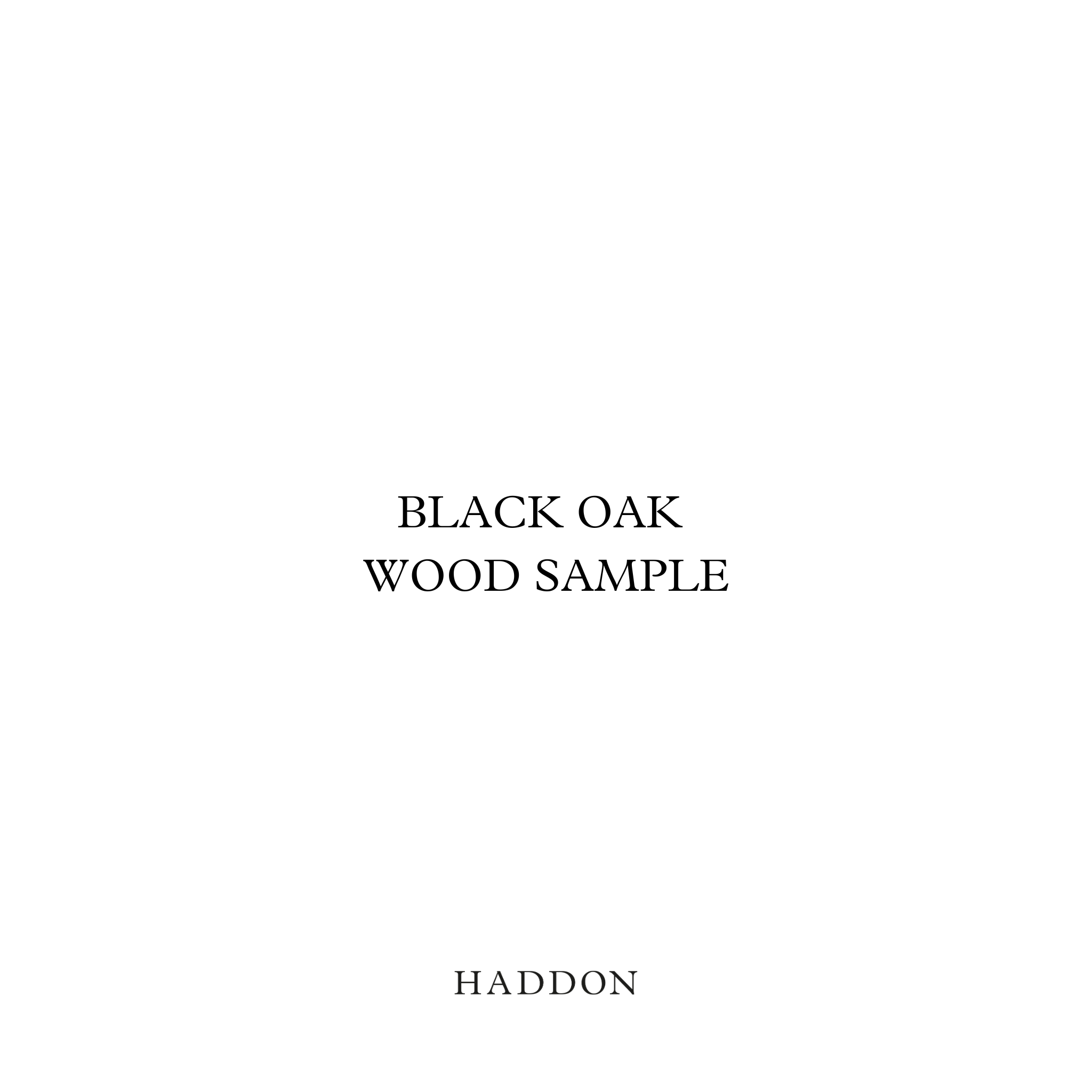 Black Oak Wood Sample