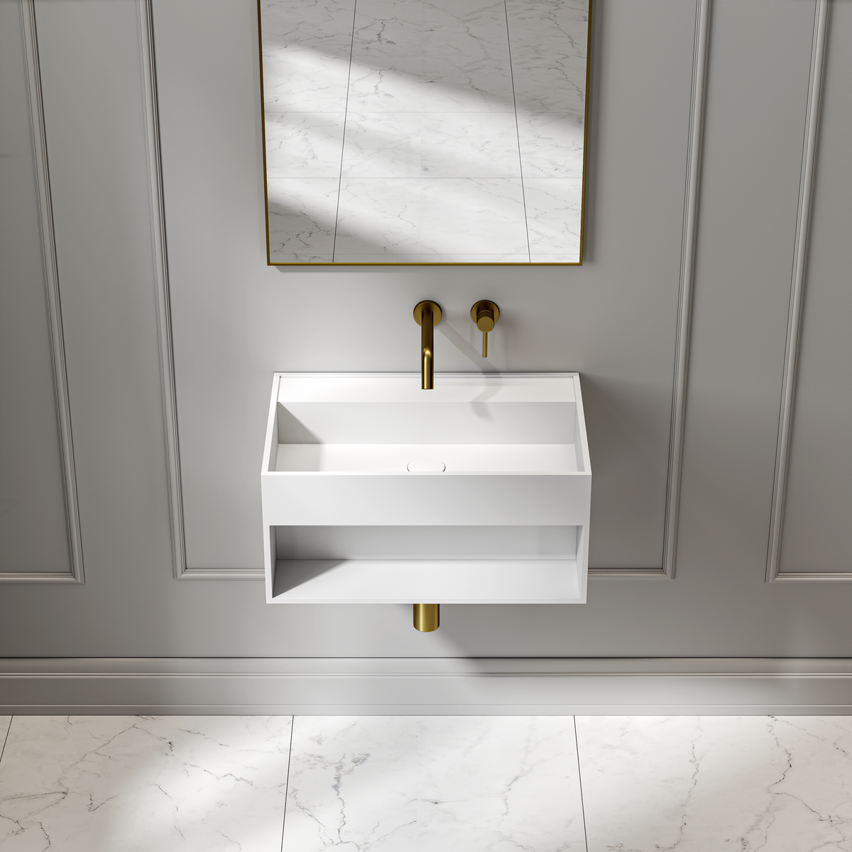 Matte White Basins