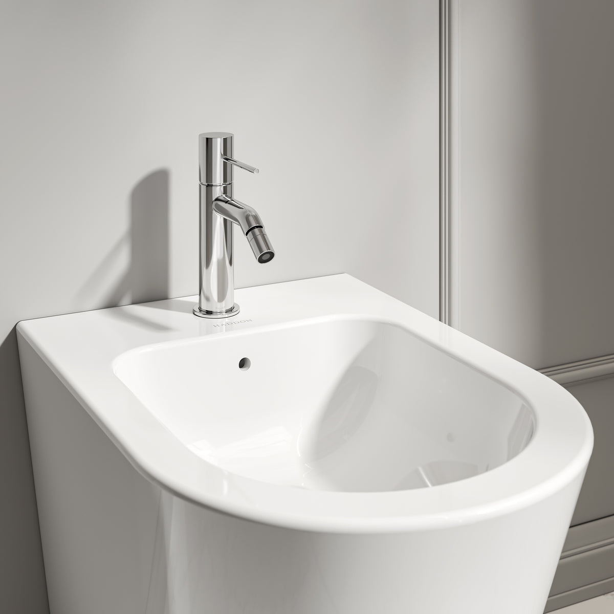 Nuvo White Wall Hung Bidet