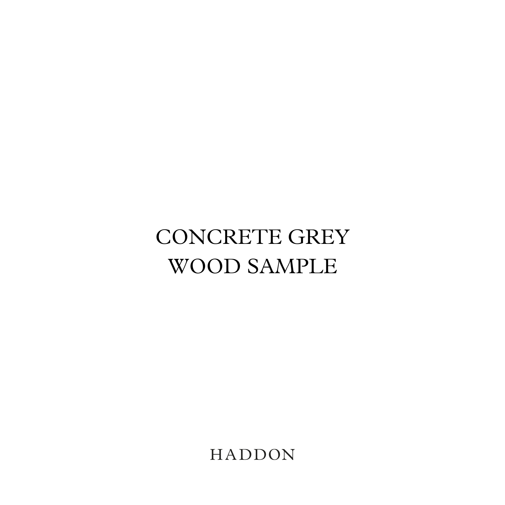 Concrete Grey Wood Sample