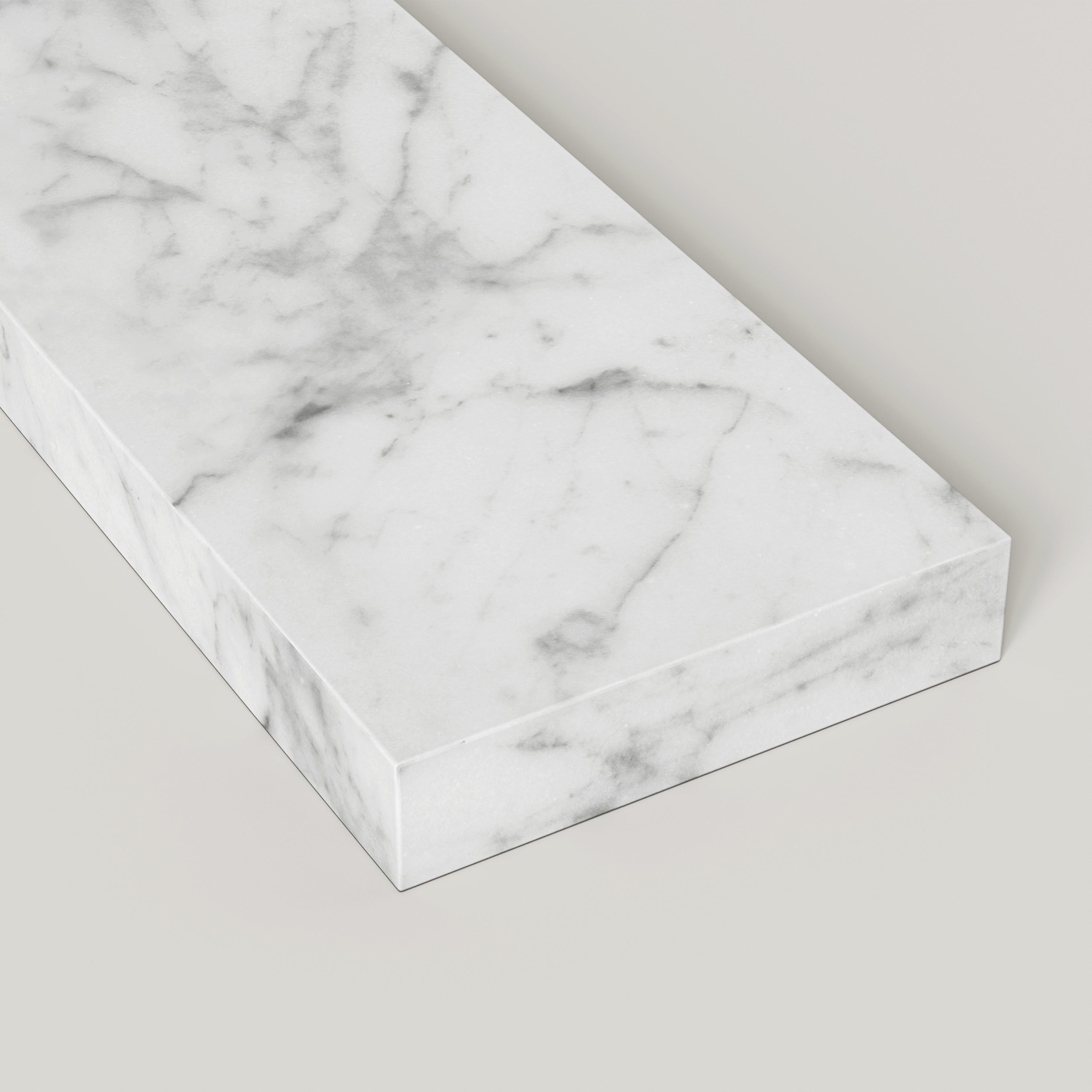 Carrara Marble Upstand 300mm