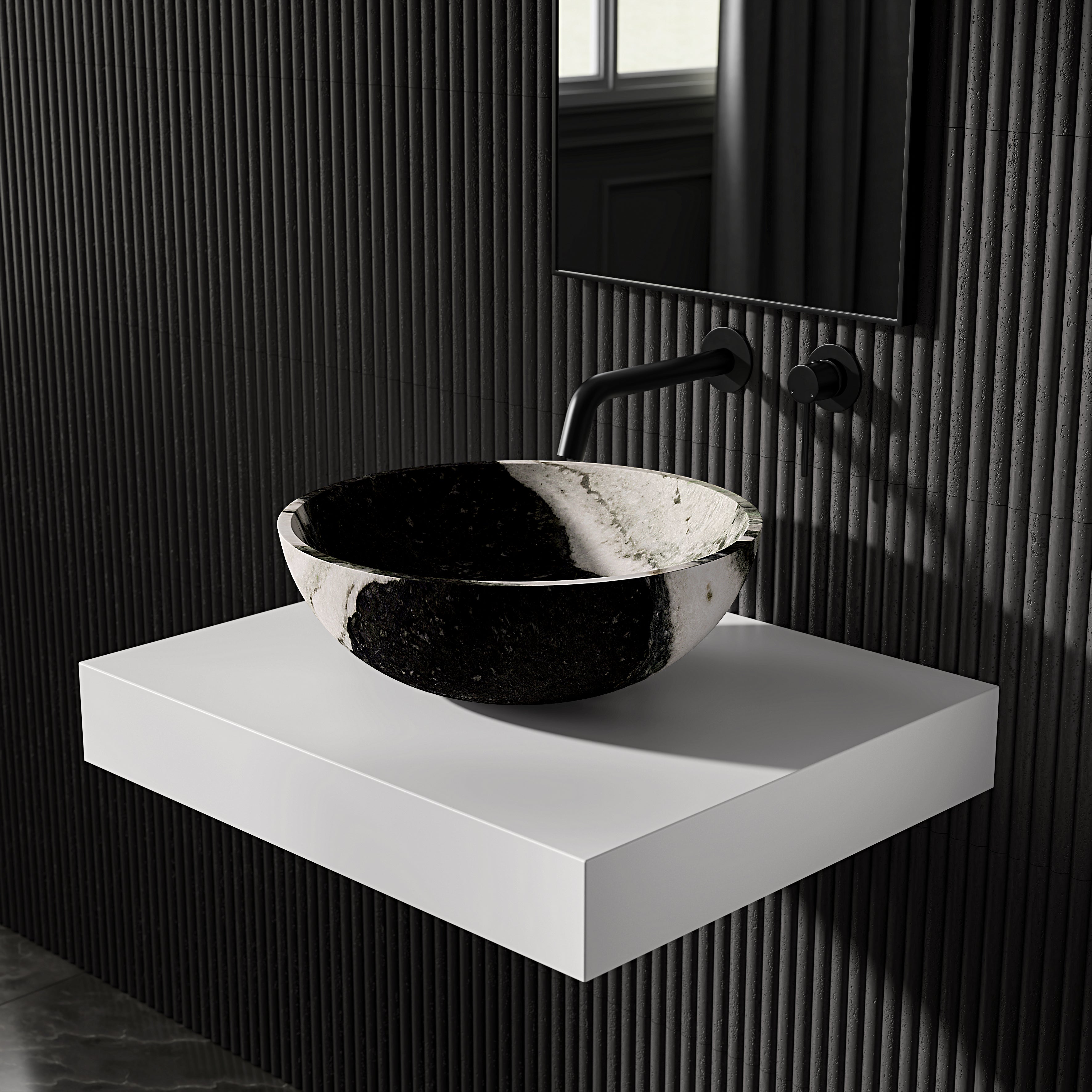 Circo Panda Marble Countertop Basin 400mm