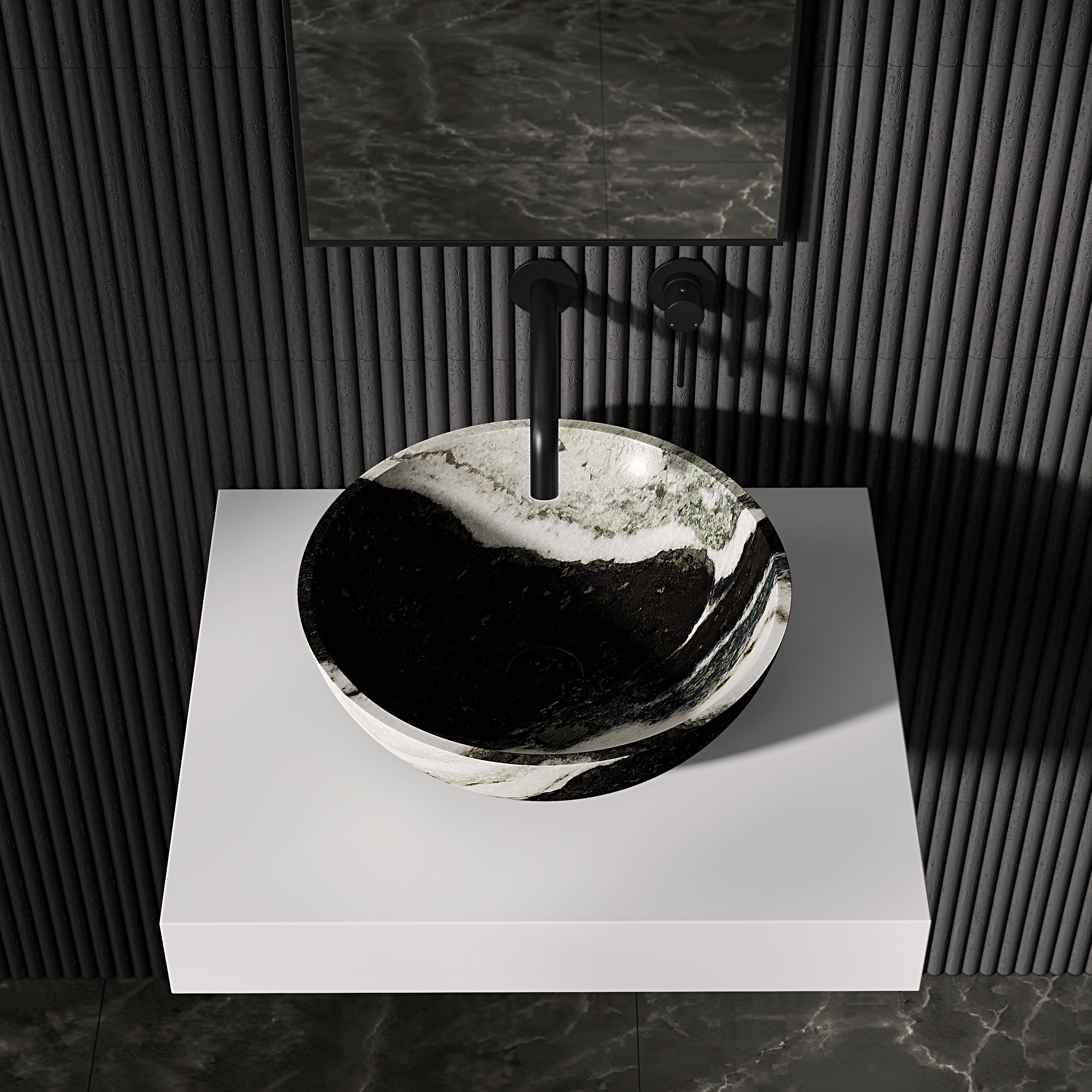 Circo Panda Marble Countertop Basin 400mm
