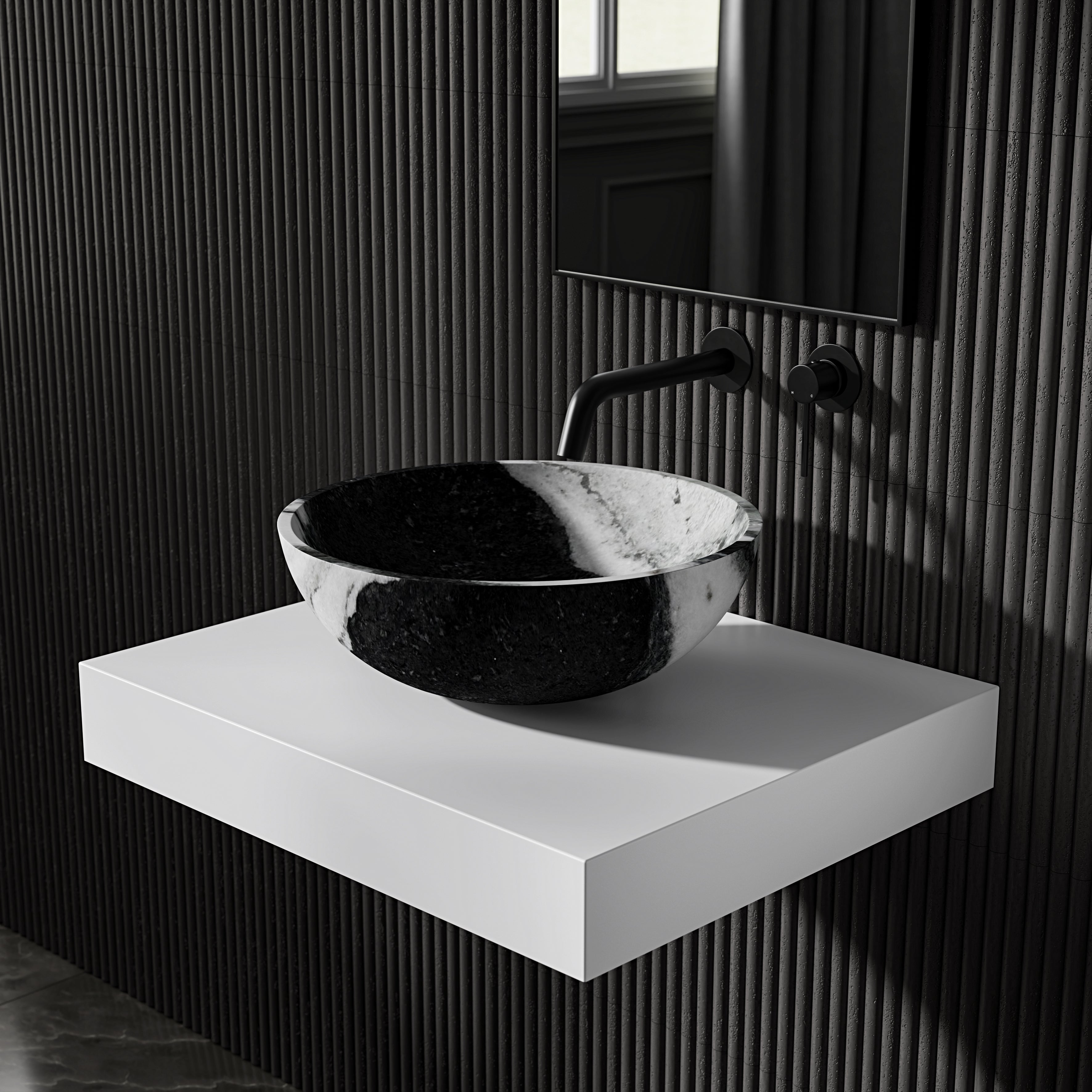 Circo Panda Marble Countertop Basin 400mm