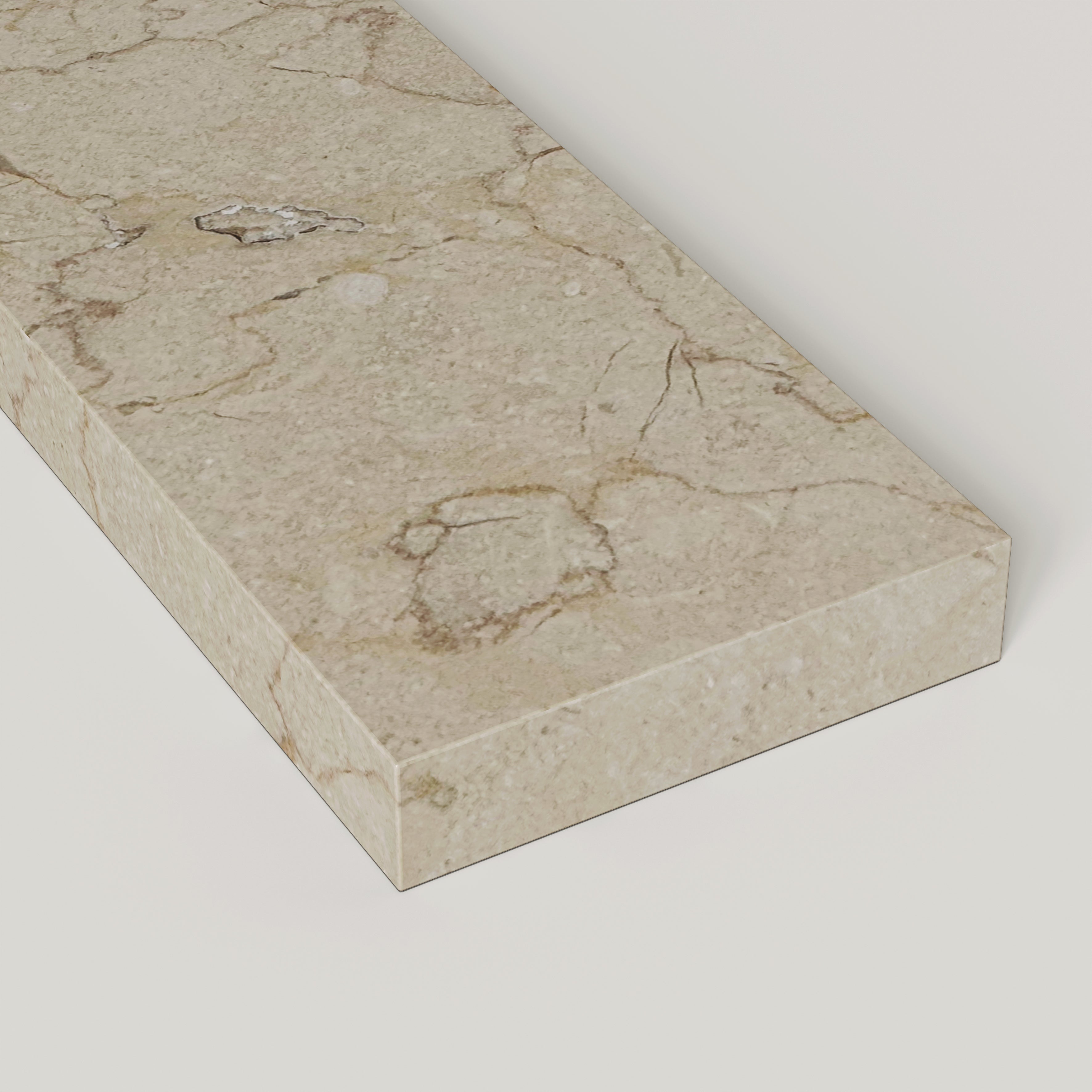Crema Marfil Marble Upstand 400mm