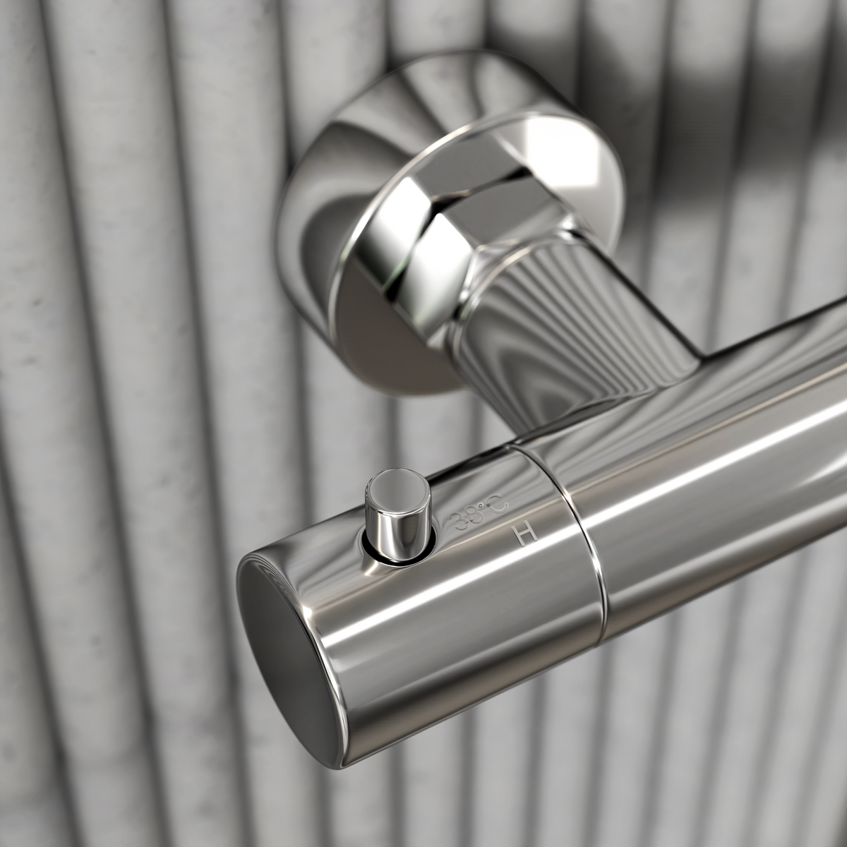 Moreno Chrome Exposed Thermostatic 3-Way Shower