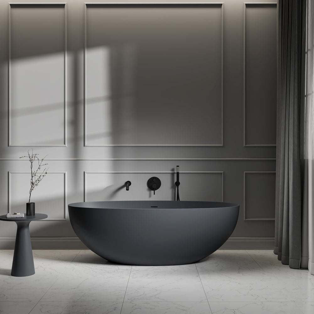 Bromley Freestanding Slate Stone Bath 1700mm