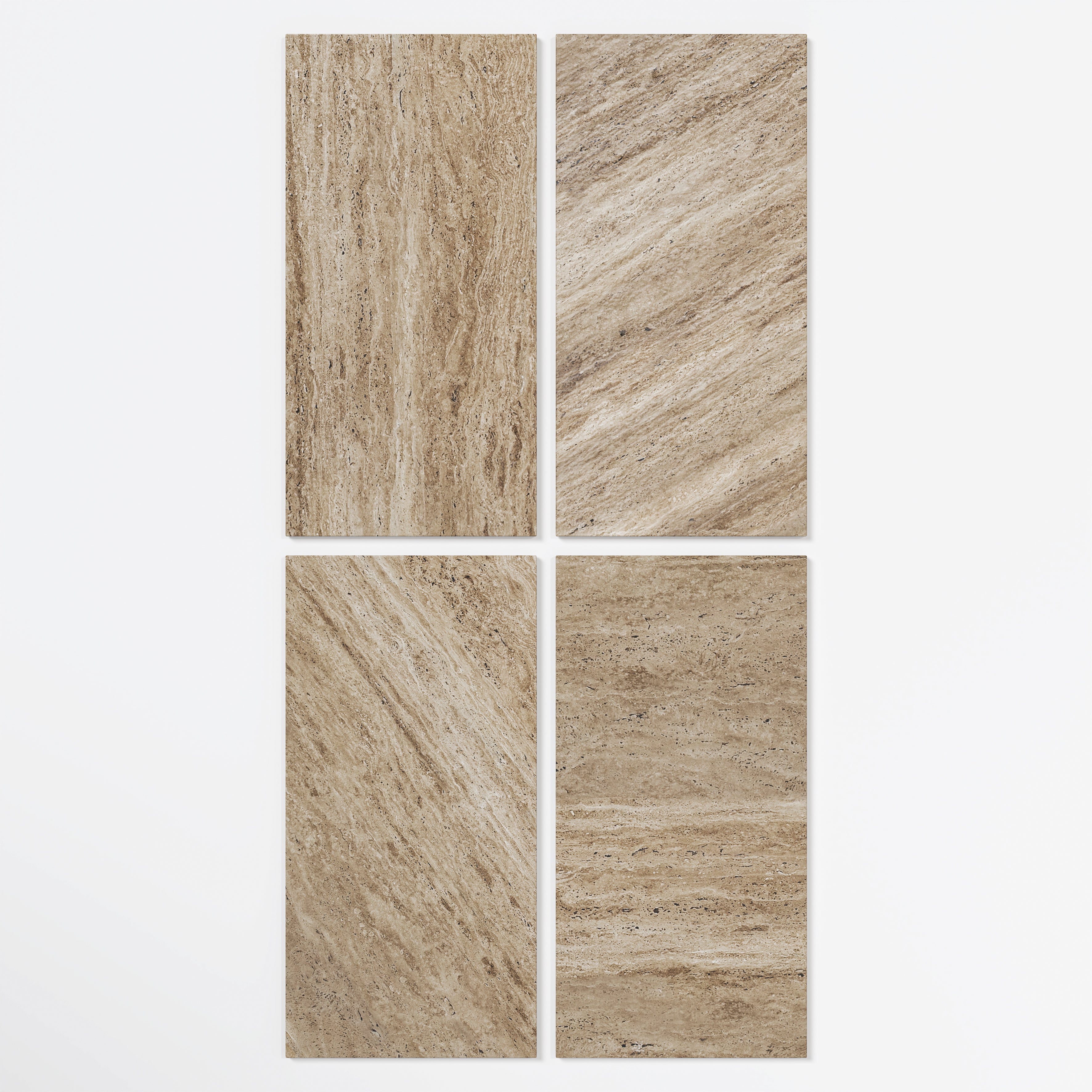 Tulsan Travertine Marble Wall Hung Basin 800mm